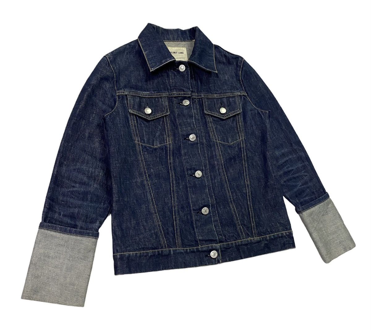 Helmut Lang Helmut Lang Denim Jacket With Folded Cuffs 1990s Size M / US 6-8 / IT 42-44 - 20 Thumbnail