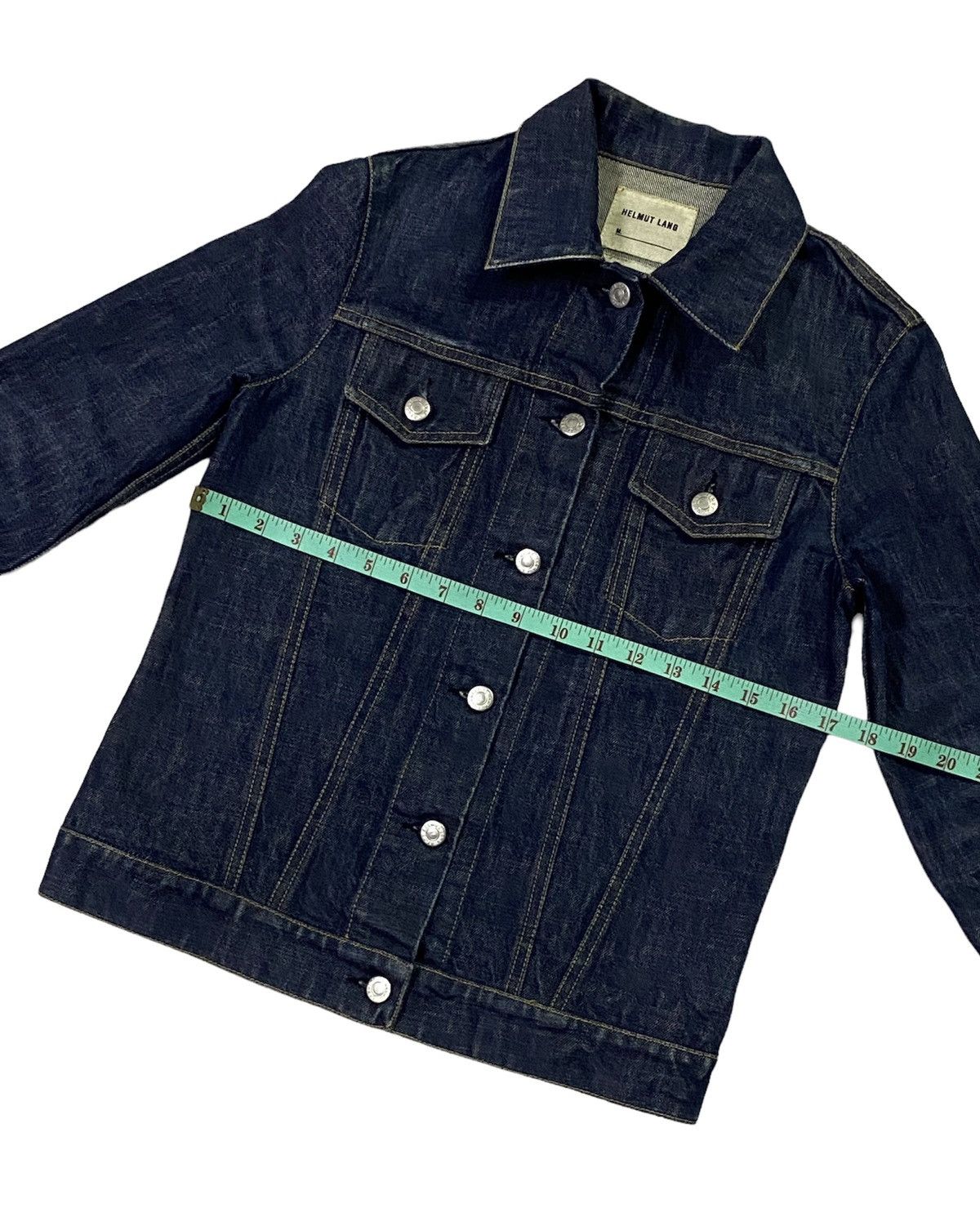 Helmut Lang Helmut Lang Denim Jacket With Folded Cuffs 1990s Size M / US 6-8 / IT 42-44 - 4 Thumbnail