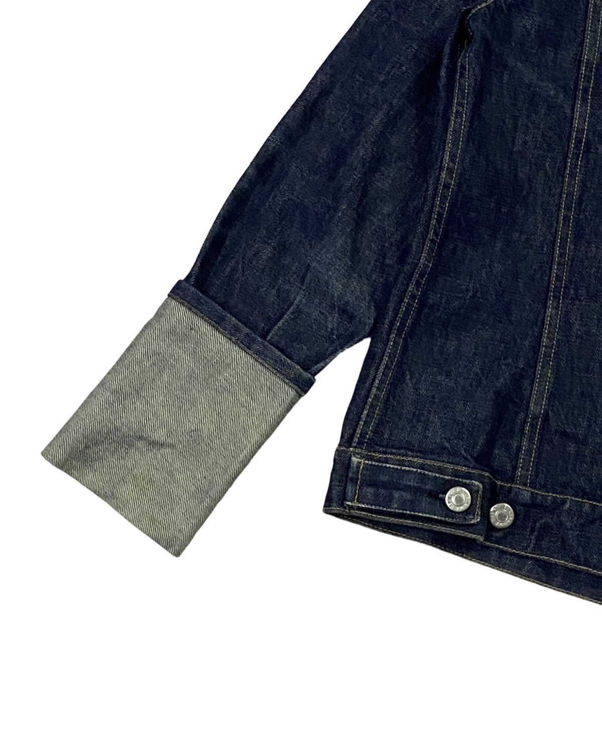 Helmut Lang Helmut Lang Denim Jacket With Folded Cuffs 1990s Size M / US 6-8 / IT 42-44 - 23 Thumbnail