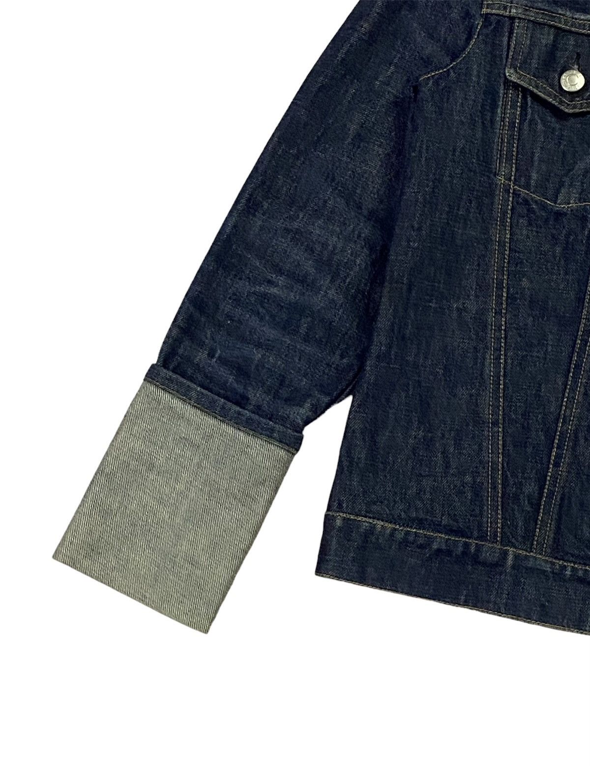 Helmut Lang Helmut Lang Denim Jacket With Folded Cuffs 1990s Size M / US 6-8 / IT 42-44 - 18 Thumbnail