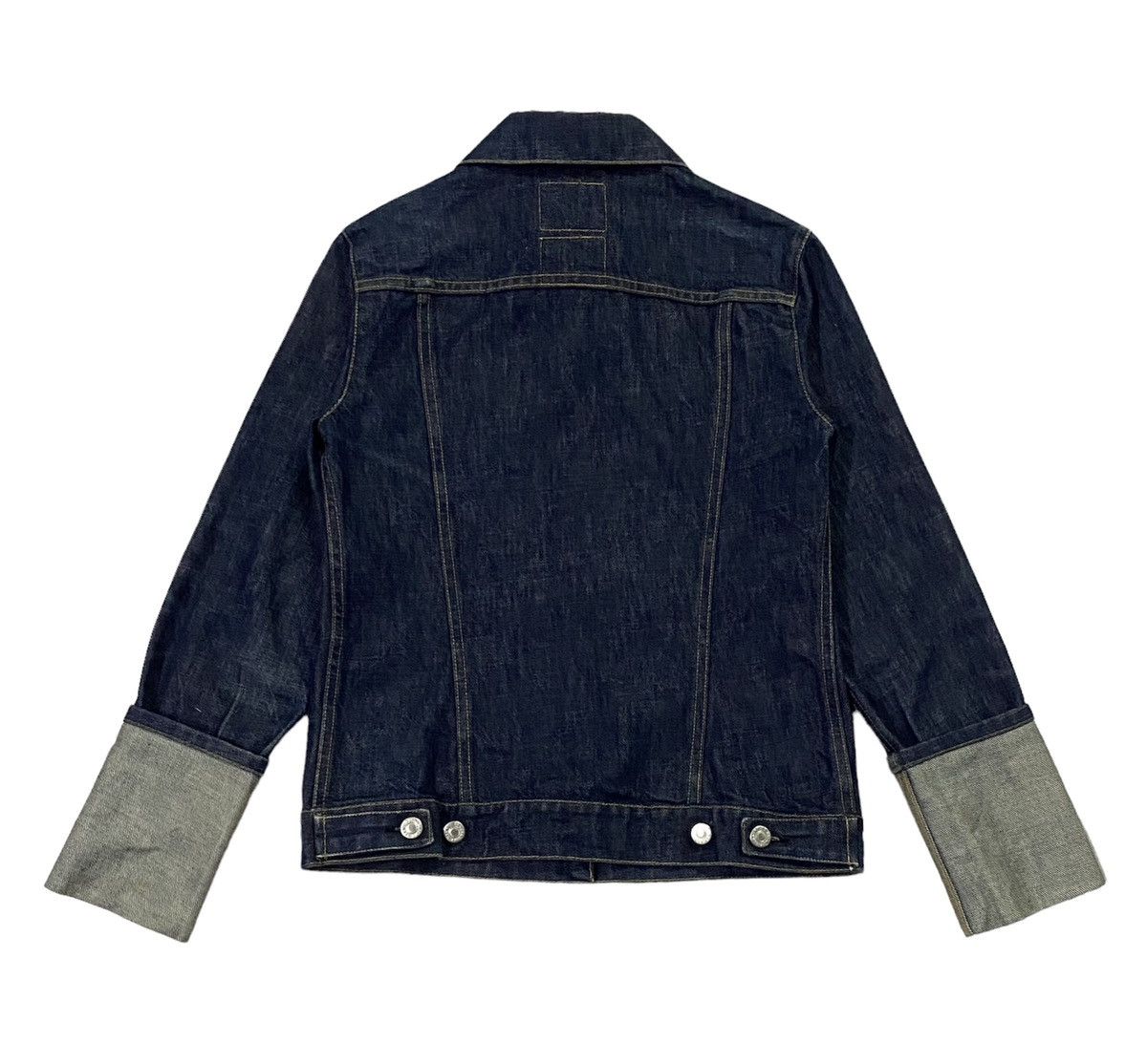 Helmut Lang Helmut Lang Denim Jacket With Folded Cuffs 1990s Size M / US 6-8 / IT 42-44 - 3 Thumbnail
