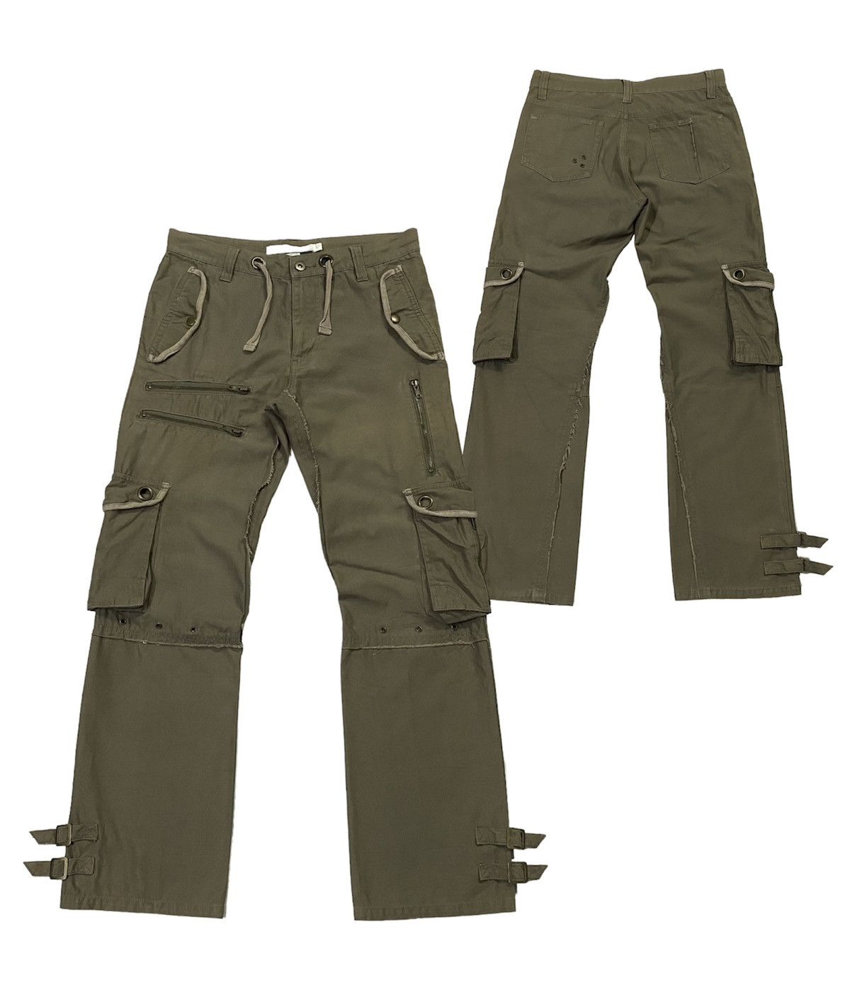 Japanese Brand × Seditionaries Japanese Brand “Clonedevgru” Cargo Plaid Casual Pants Size US 31 - 1 Thumbnail