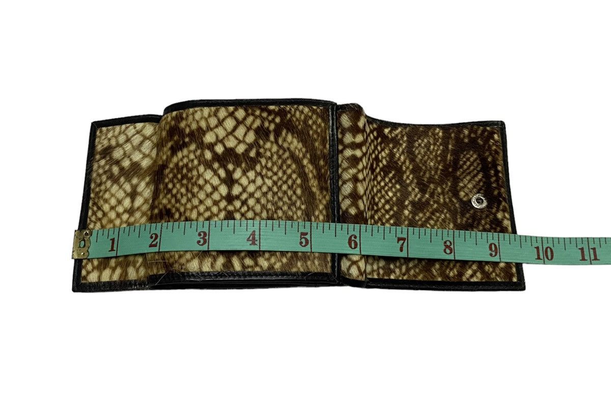 Jean Paul Gaultier Nice Design!!Jean Paul Gaultier ( JPG ) Furry Leather Wallet Size ONE SIZE - 6 Thumbnail
