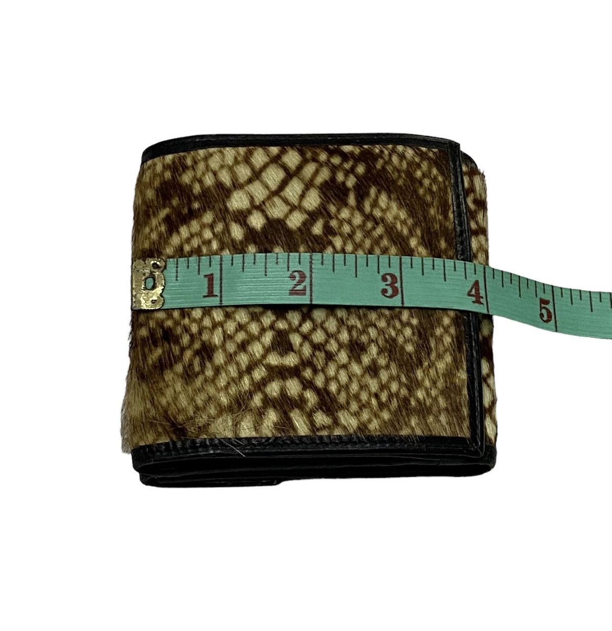 Jean Paul Gaultier Nice Design!!Jean Paul Gaultier ( JPG ) Furry Leather Wallet Size ONE SIZE - 4 Thumbnail