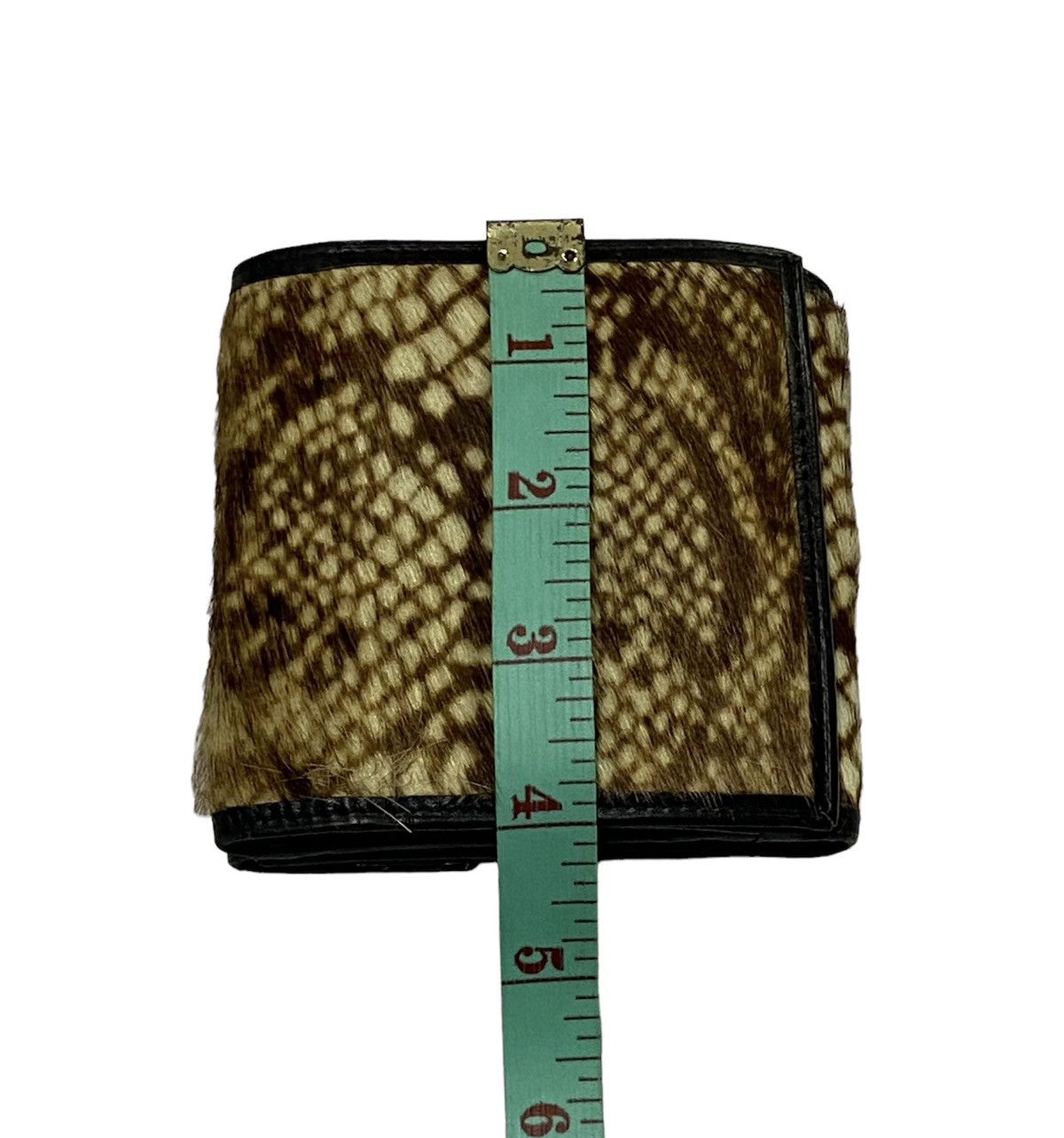 Jean Paul Gaultier Nice Design!!Jean Paul Gaultier ( JPG ) Furry Leather Wallet Size ONE SIZE - 5 Thumbnail