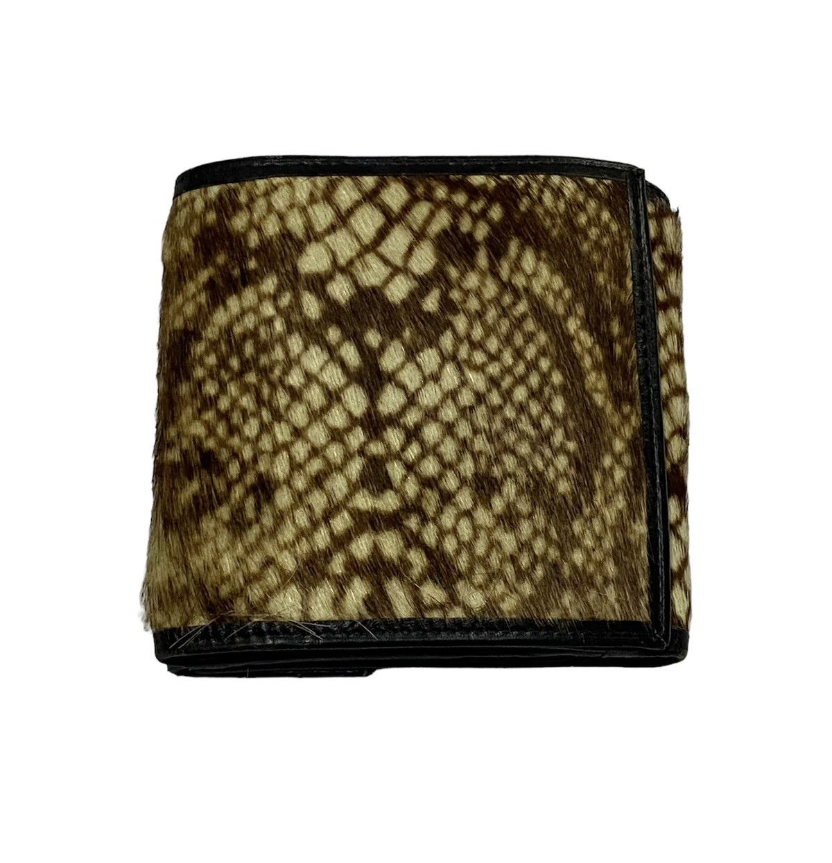 Jean Paul Gaultier Nice Design!!Jean Paul Gaultier ( JPG ) Furry Leather Wallet Size ONE SIZE - 2 Thumbnail