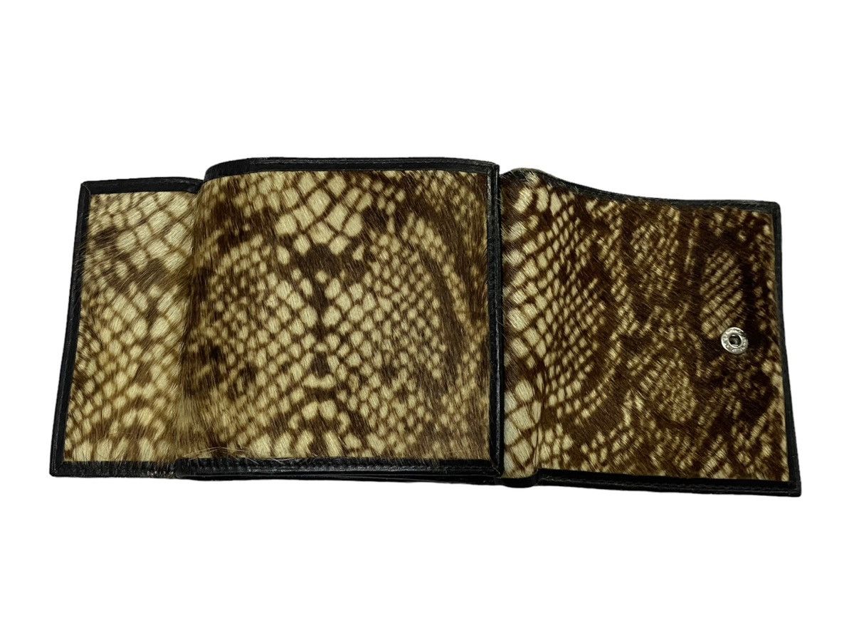 Jean Paul Gaultier Nice Design!!Jean Paul Gaultier ( JPG ) Furry Leather Wallet Size ONE SIZE - 19 Thumbnail