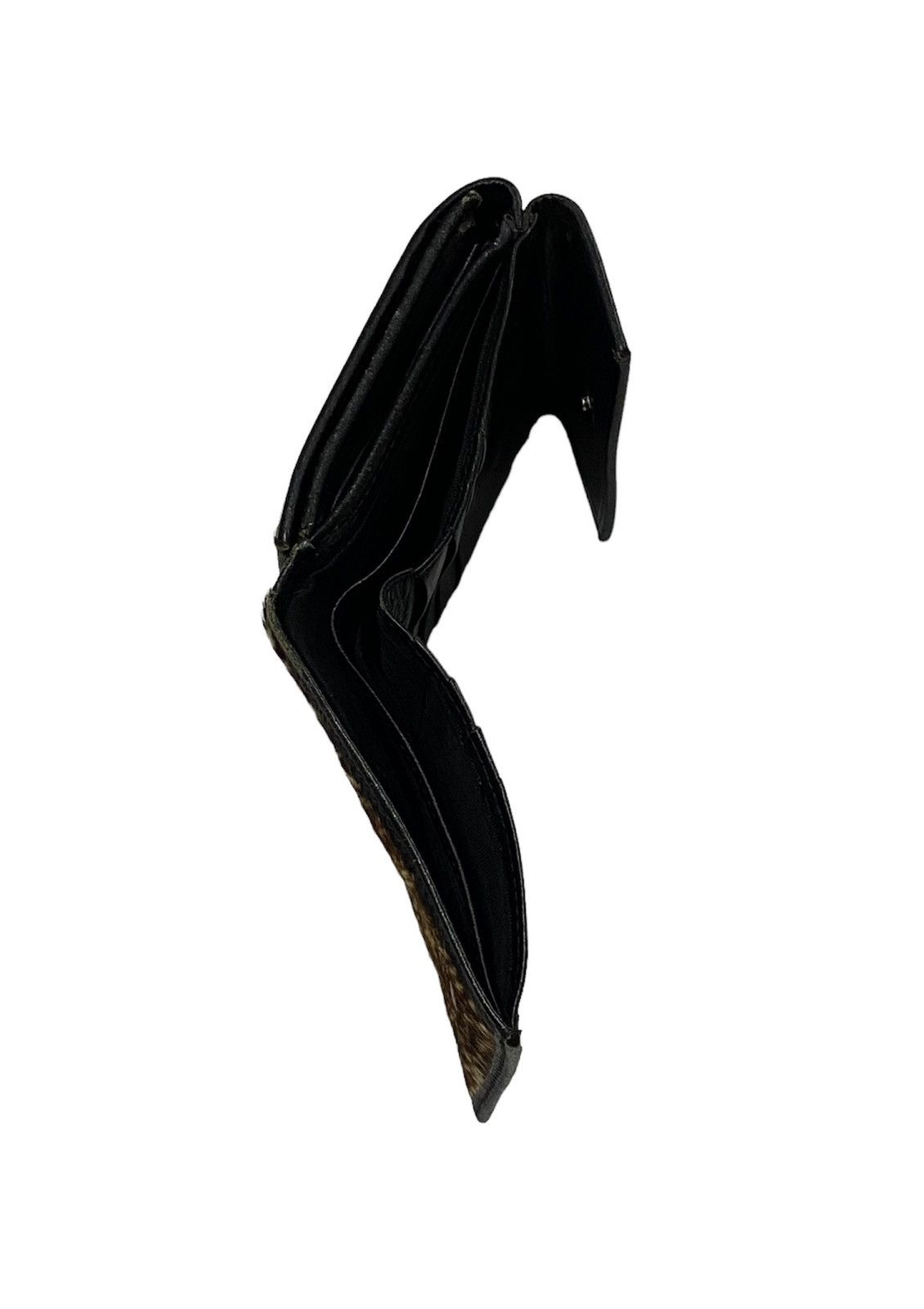 Jean Paul Gaultier Nice Design!!Jean Paul Gaultier ( JPG ) Furry Leather Wallet Size ONE SIZE - 14 Thumbnail
