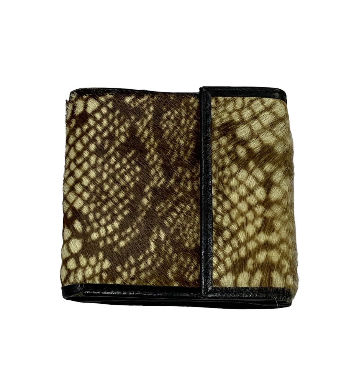 Jean Paul Gaultier Nice Design!!Jean Paul Gaultier ( JPG ) Furry Leather Wallet Size ONE SIZE - 3 Thumbnail