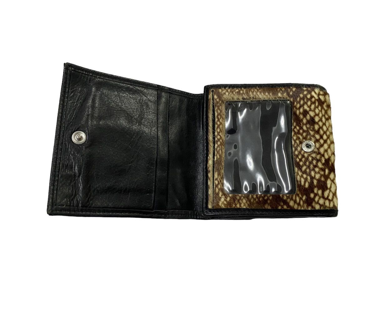Jean Paul Gaultier Nice Design!!Jean Paul Gaultier ( JPG ) Furry Leather Wallet Size ONE SIZE - 11 Thumbnail