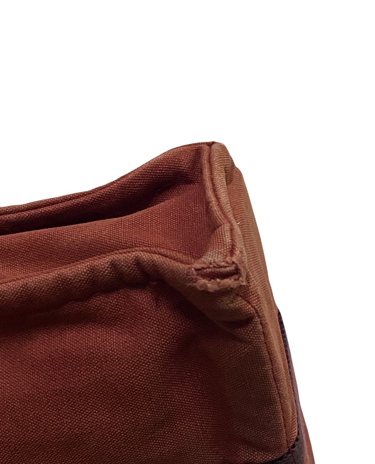 Hermes × Vintage Vintage 90s Hermes Fourre Tout Mm Tote Bag Red Size ONE SIZE - 17 Thumbnail