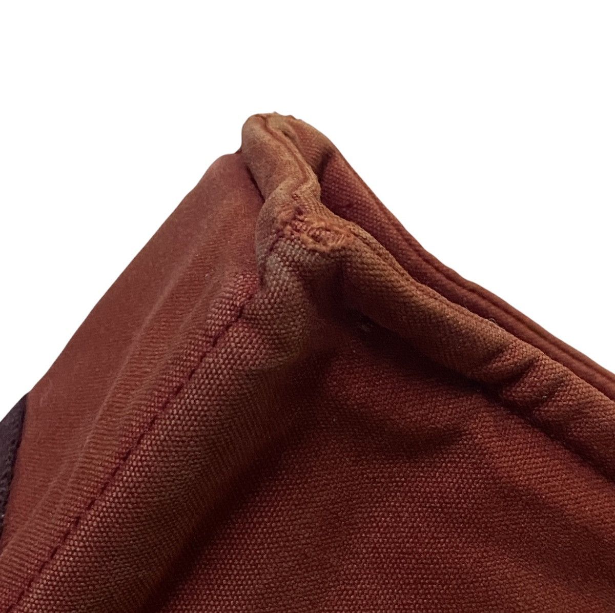 Hermes × Vintage Vintage 90s Hermes Fourre Tout Mm Tote Bag Red Size ONE SIZE - 19 Thumbnail