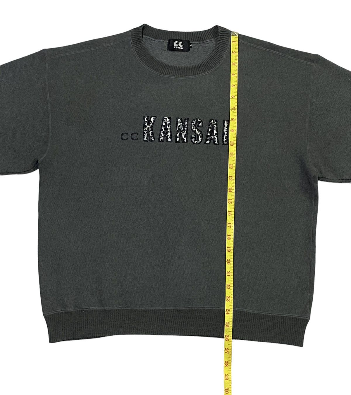 Japanese Brand × Kansai Yamamoto × Vintage Vintage Kansai Yamamoto Crewneck Embroidered Big Logo Size US L / EU 52-54 / 3 - 5 Thumbnail