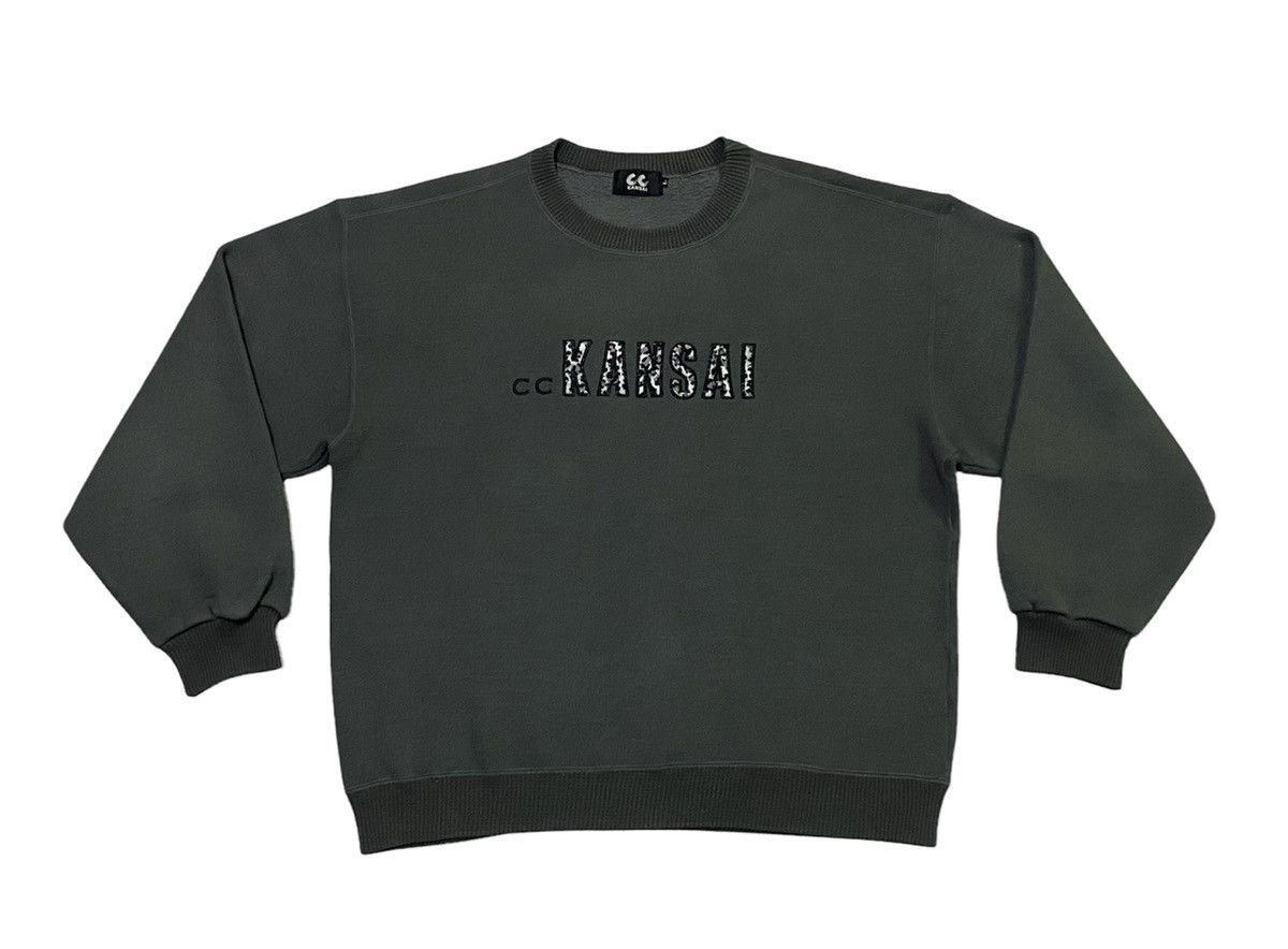 Japanese Brand × Kansai Yamamoto × Vintage Vintage Kansai Yamamoto Crewneck Embroidered Big Logo Size US L / EU 52-54 / 3 - 15 Thumbnail