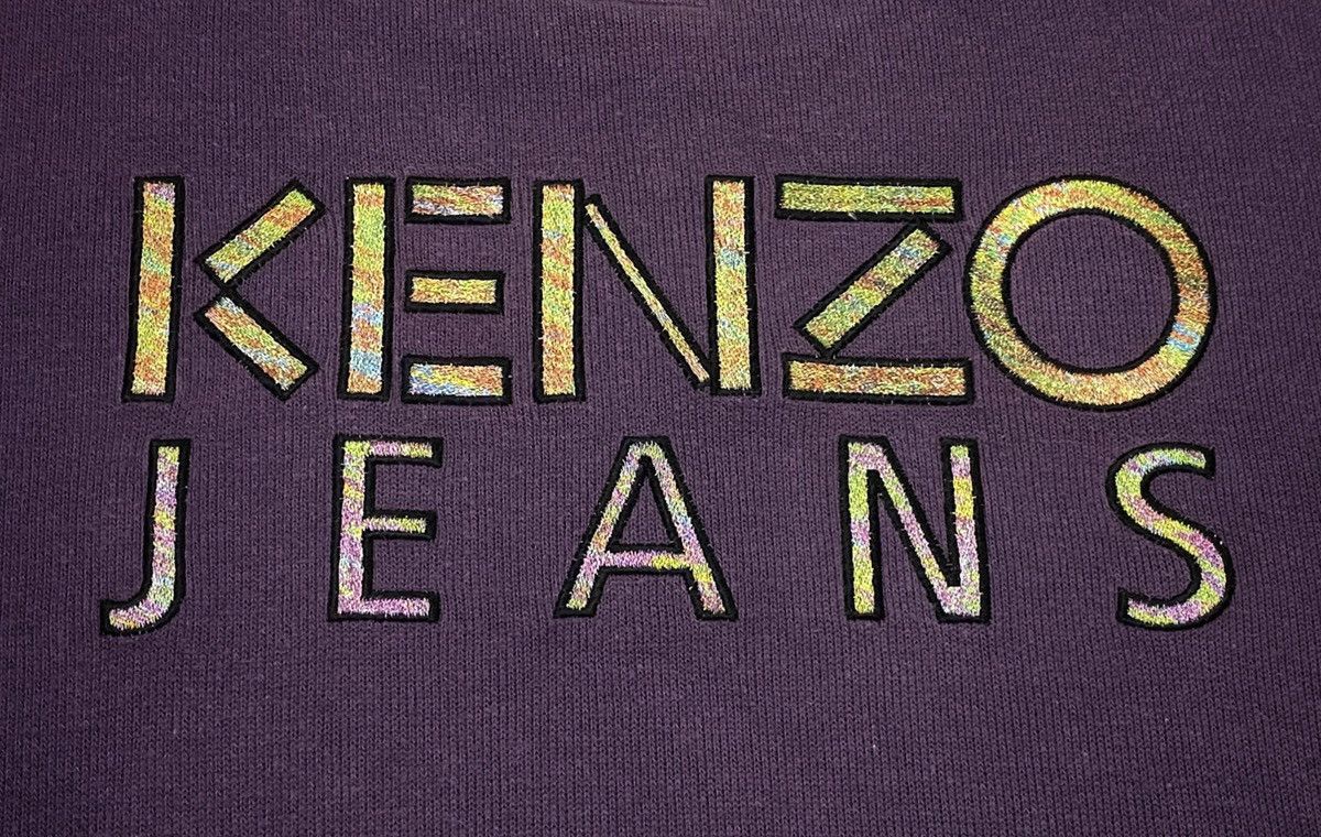 Kenzo × Vintage Vintage 90s KENZO Big Logo Sweatshirt Size US M / EU 48-50 / 2 - 13 Thumbnail