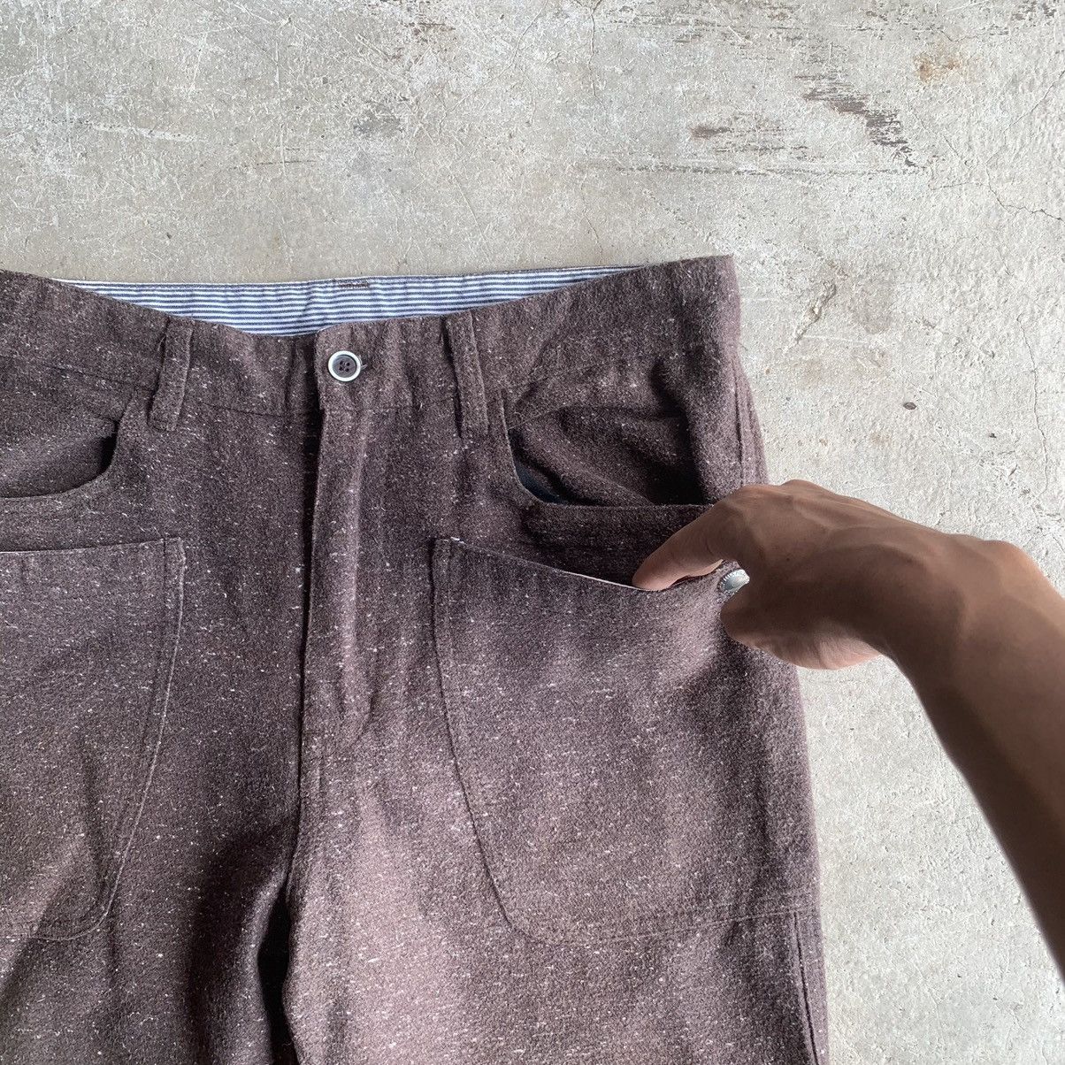 Japanese Brand Vintage 30x32 Snow Big Pocket Double Knee Trousers Pants Size US 30 / EU 46 - 7 Thumbnail