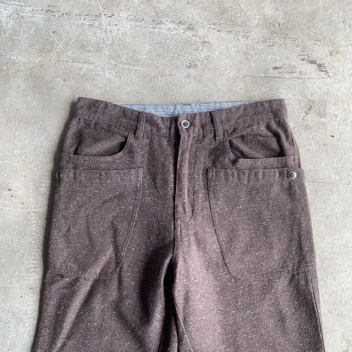 Japanese Brand Vintage 30x32 Snow Big Pocket Double Knee Trousers Pants Size US 30 / EU 46 - 2 Thumbnail