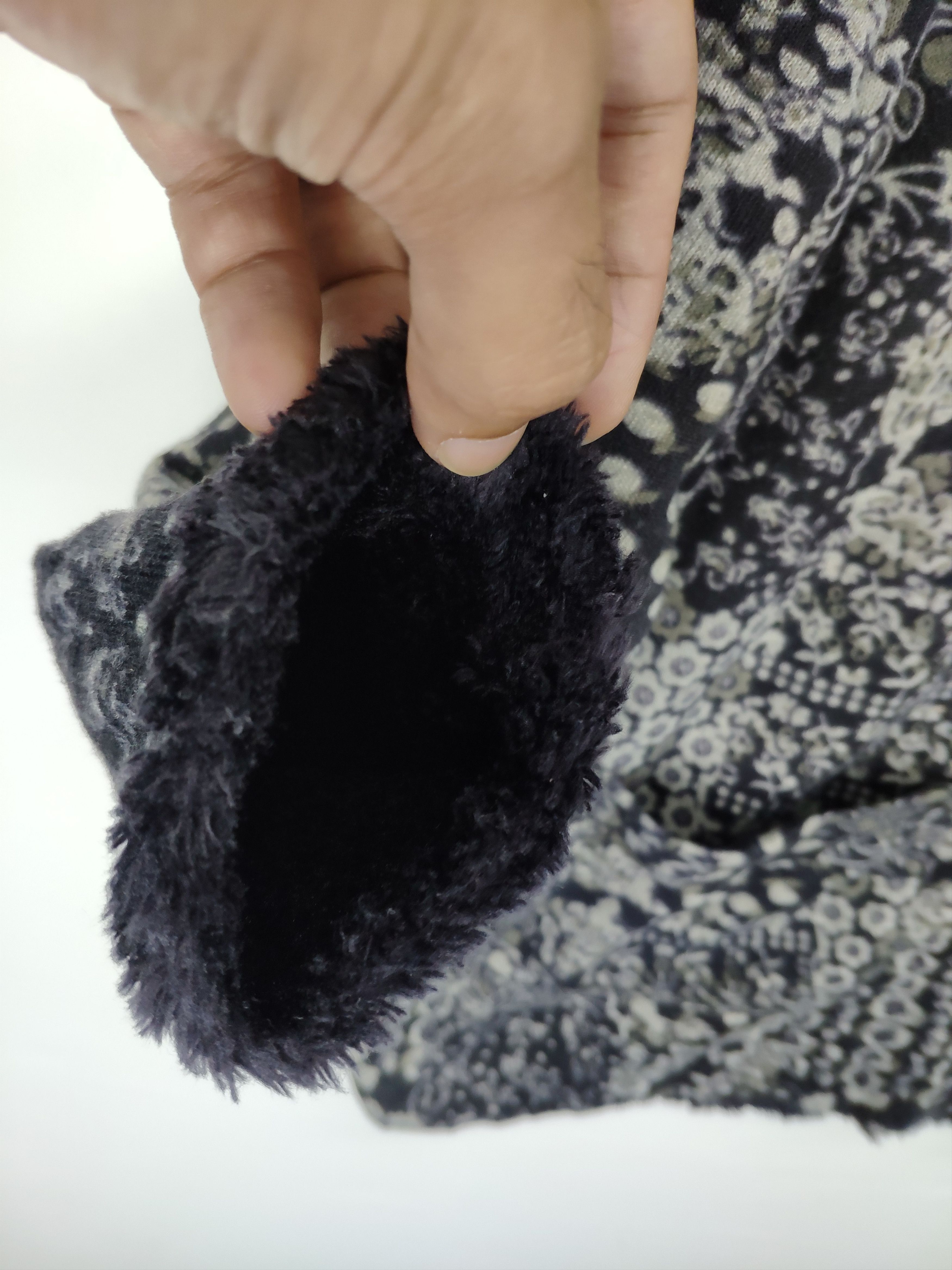 Japanese Brand × Vintage Vintage Cardigan Japan Motif Sashiko Style Lining Fleece Size M / US 6-8 / IT 42-44 - 5 Thumbnail
