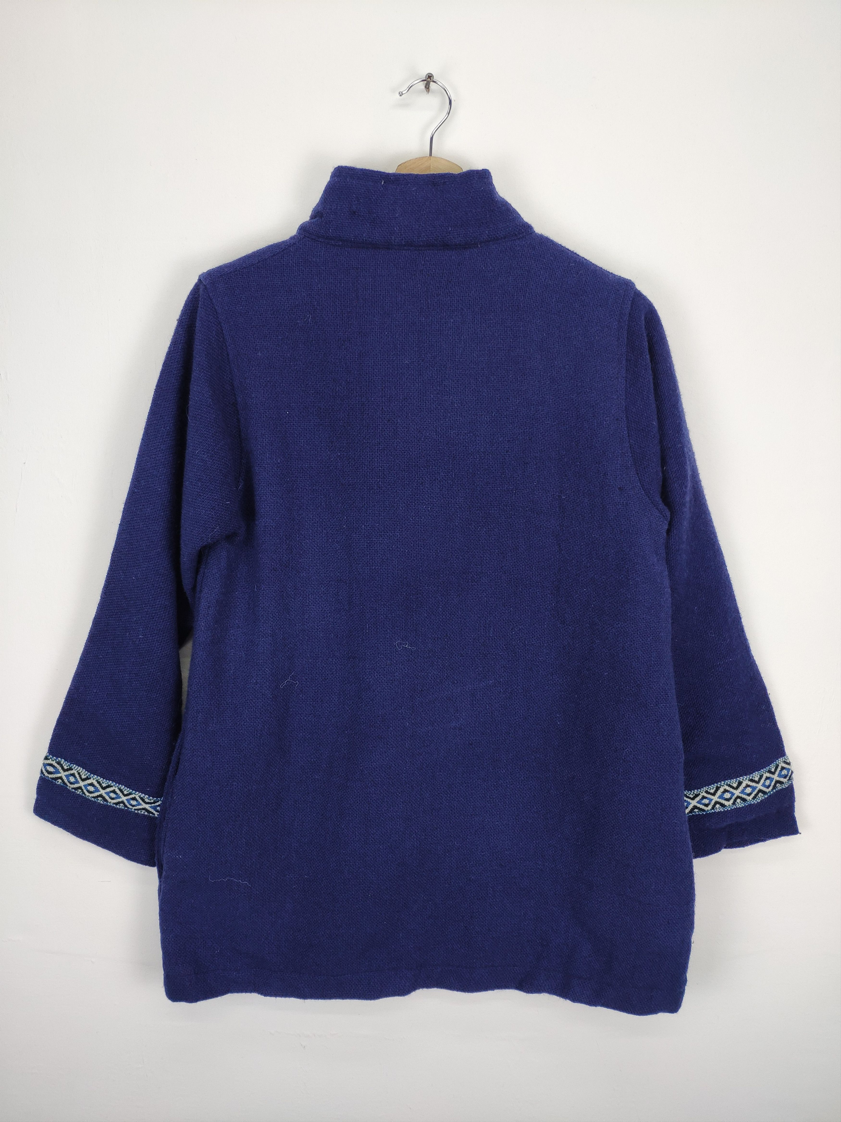 Japanese Brand × Vintage Vintage 1990s Wool Button Up Jacket Japanese Style Size M / US 6-8 / IT 42-44 - 16 Thumbnail