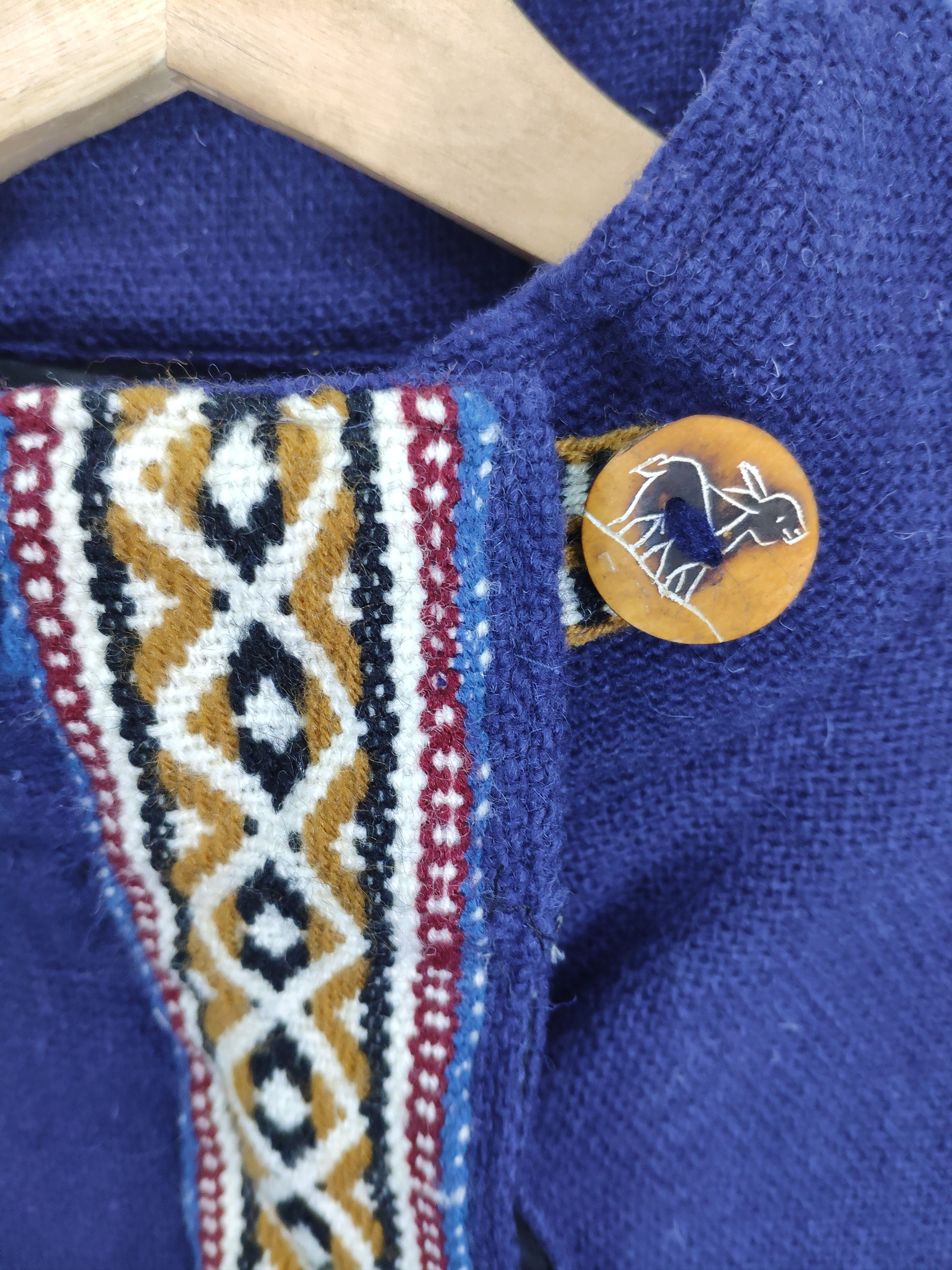 Japanese Brand × Vintage Vintage 1990s Wool Button Up Jacket Japanese Style Size M / US 6-8 / IT 42-44 - 11 Thumbnail