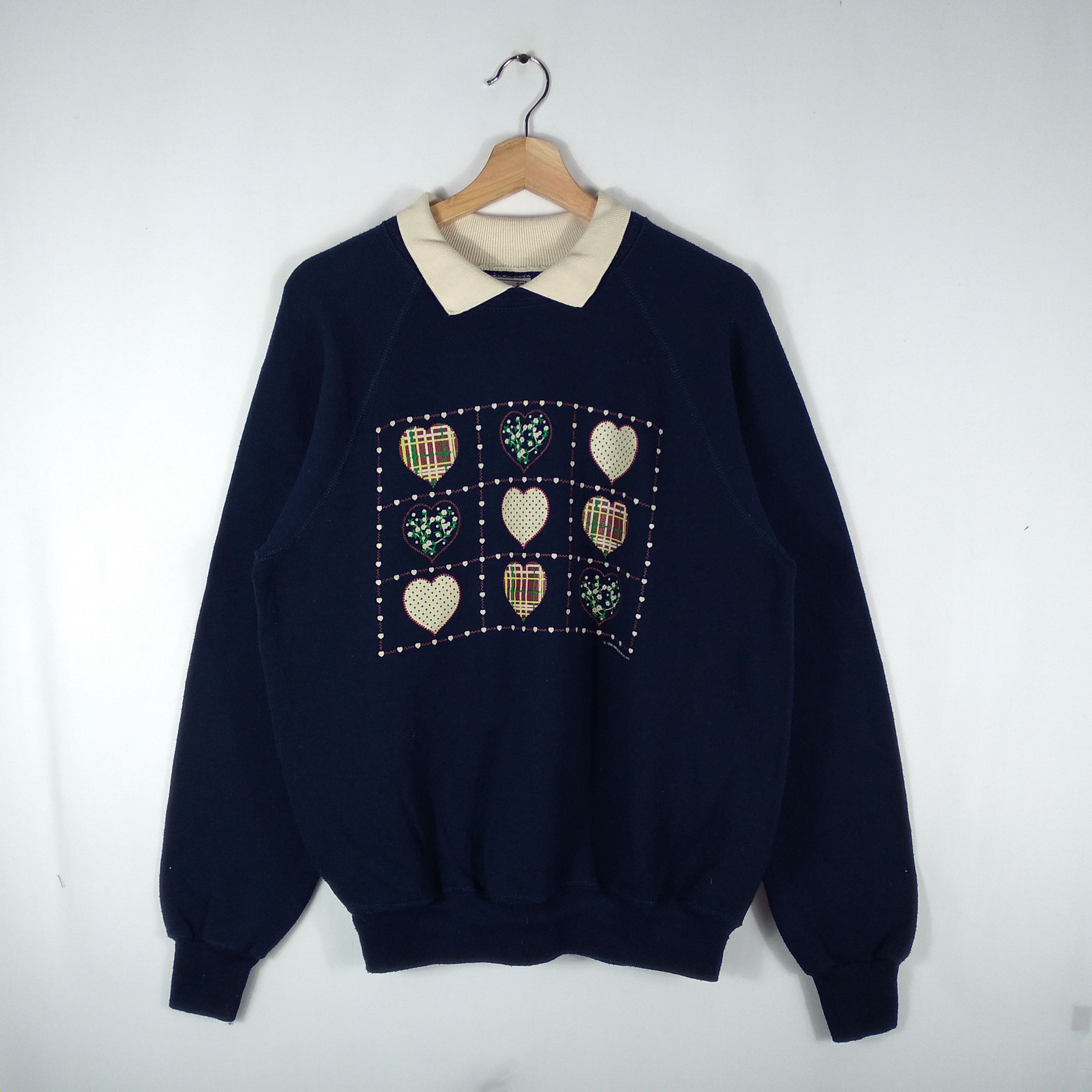 Lee × Vintage Vintage 1990 Lee Art Flower Sweatshirts By Endless Design Size US M / EU 48-50 / 2 - 1 Thumbnail