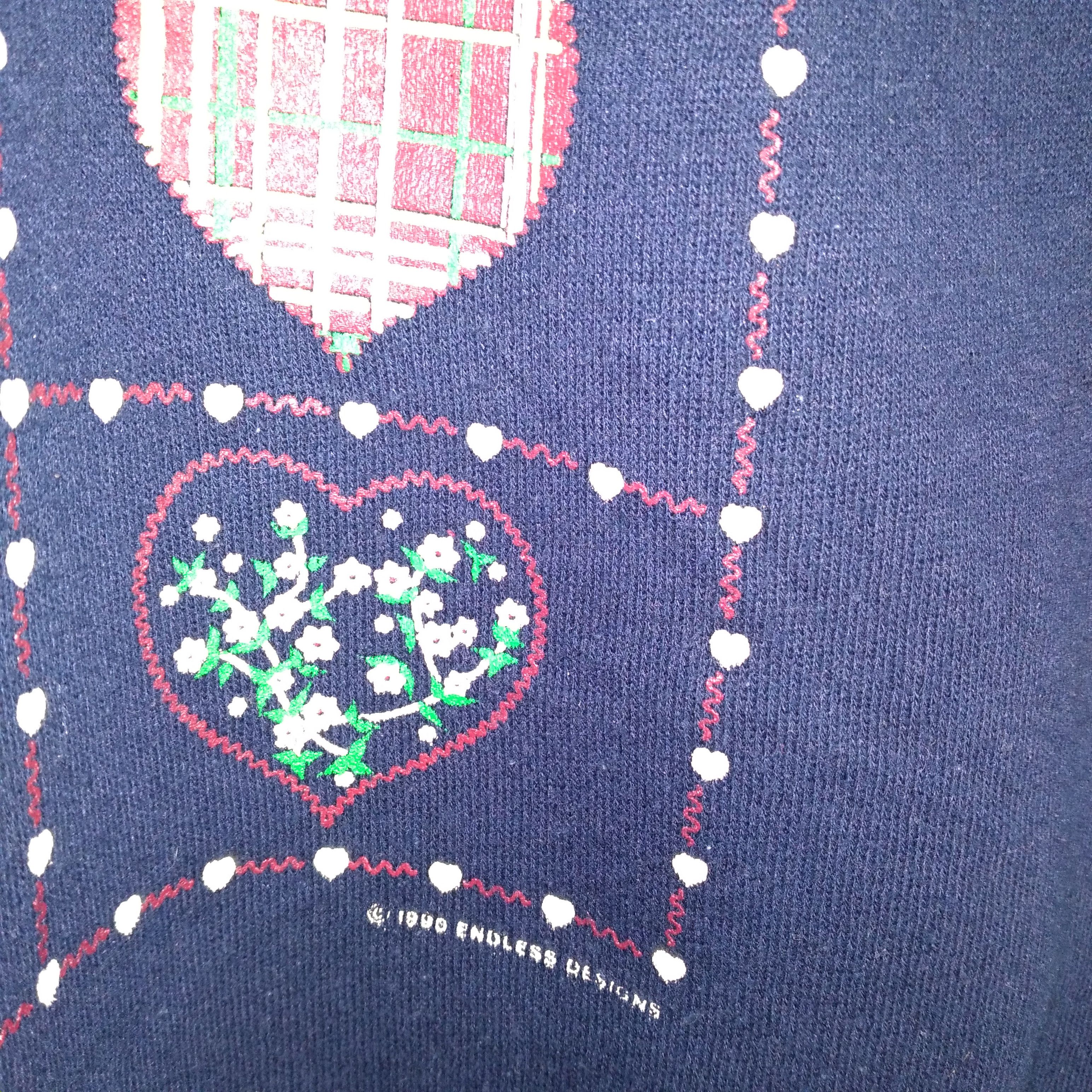 Lee × Vintage Vintage 1990 Lee Art Flower Sweatshirts By Endless Design Size US M / EU 48-50 / 2 - 5 Thumbnail
