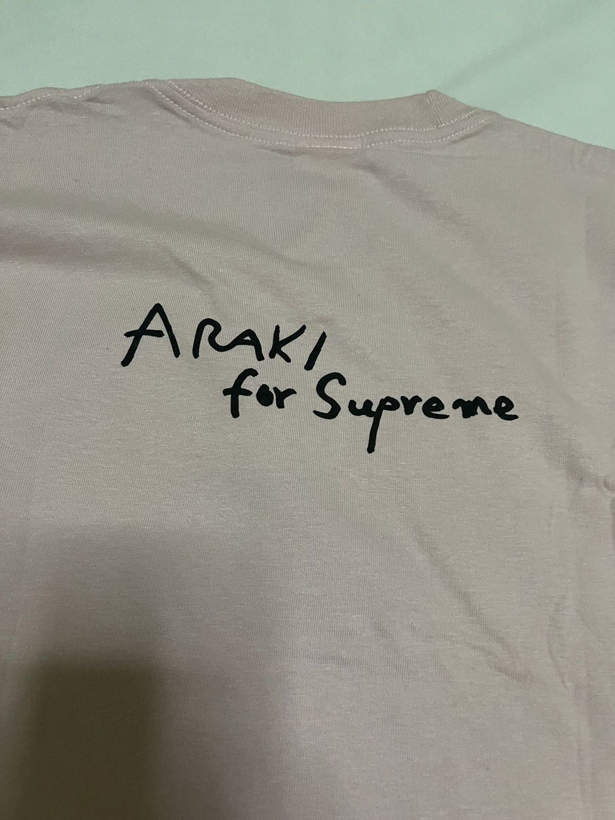 Supreme Supreme Araki rose tee pink ds Size US XL / EU 56 / 4 - 4 Thumbnail