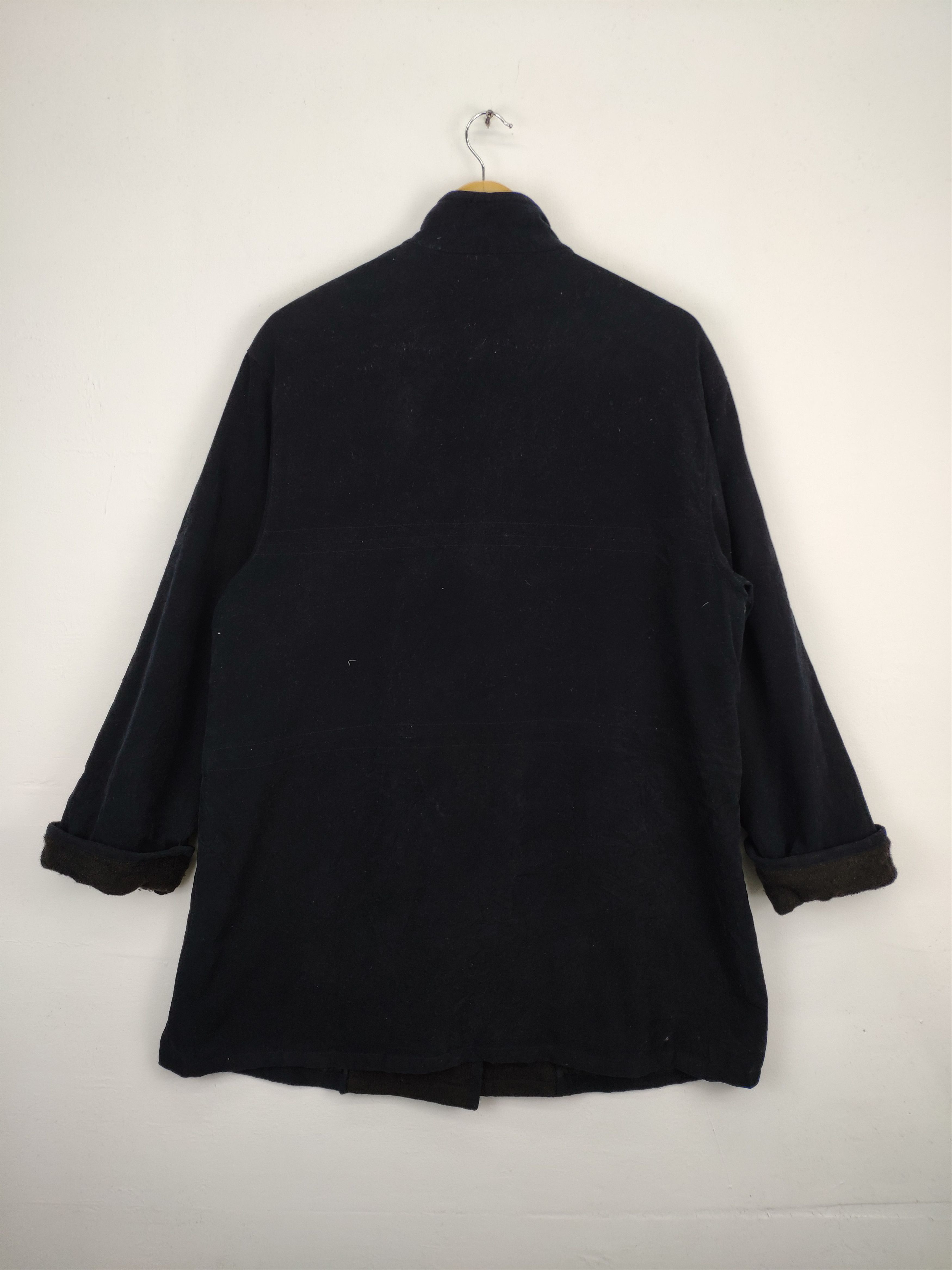 Designer × Japanese Brand Vintage Long Coat Jacket Wool Style Japanese Brand Size M / US 6-8 / IT 42-44 - 2 Thumbnail