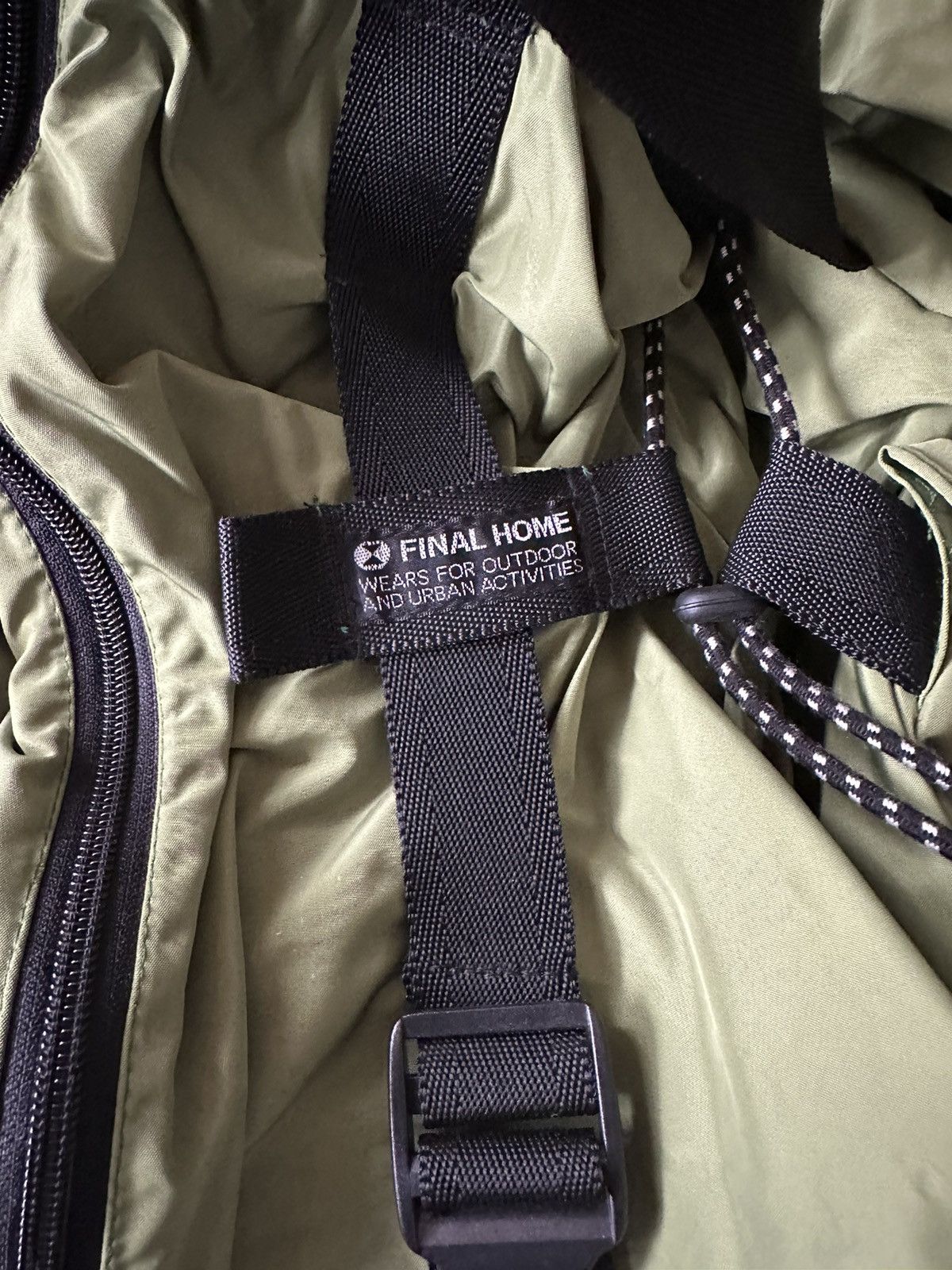 Final Home 2000s Final Home Alien Green Transformable Hiking Backpack Size ONE SIZE - 3 Thumbnail