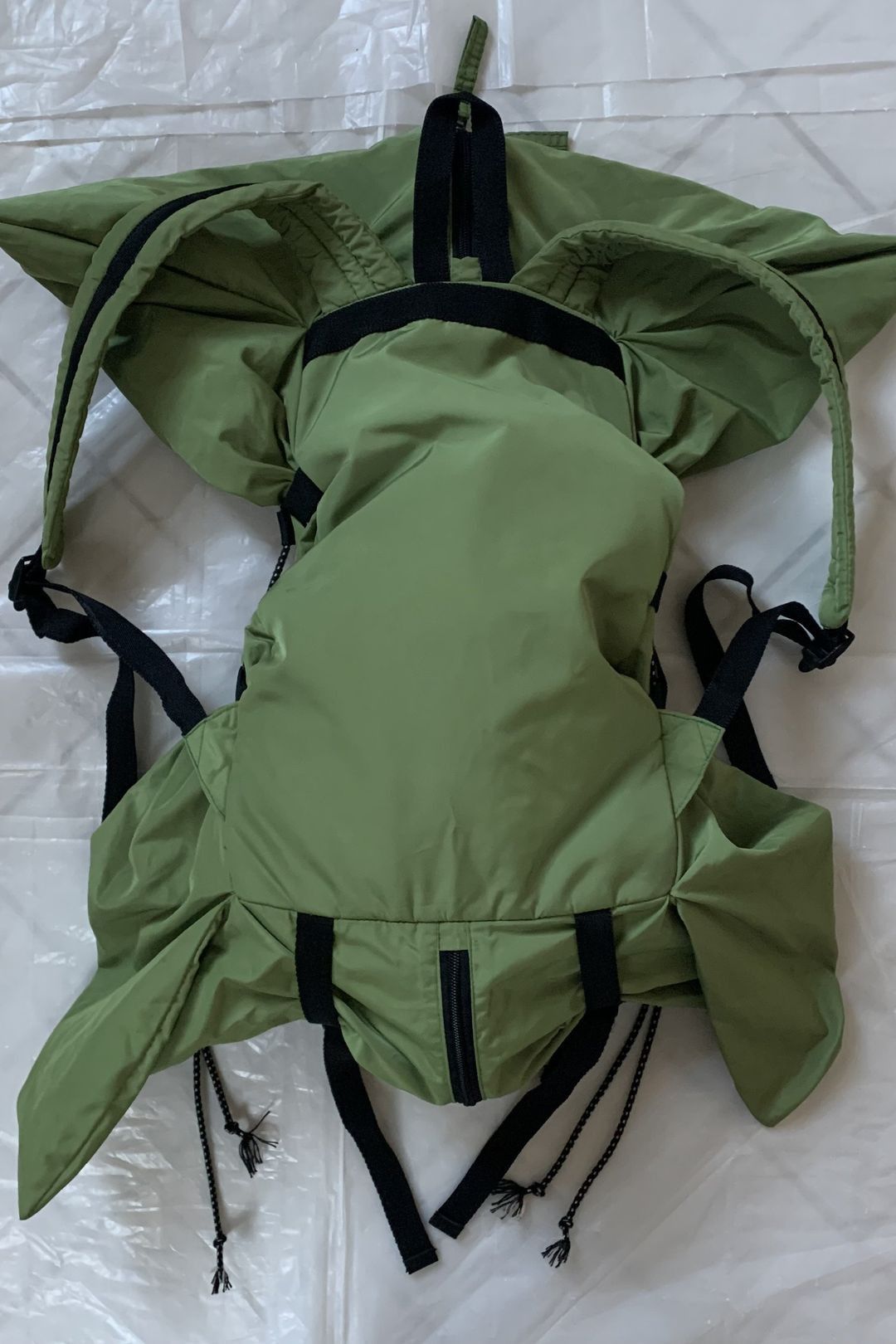 Final Home 2000s Final Home Alien Green Transformable Hiking Backpack Size ONE SIZE - 7 Thumbnail
