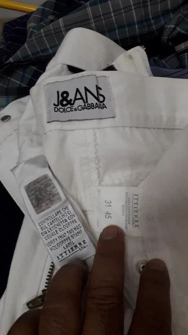 Dolce & Gabbana DOLCE&GABBANA SHORT WHITE JEANS Size US 30 / EU 46 - 7 Thumbnail