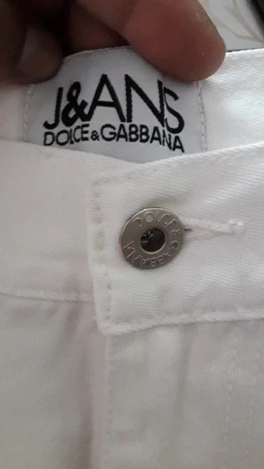 Dolce & Gabbana DOLCE&GABBANA SHORT WHITE JEANS Size US 30 / EU 46 - 5 Thumbnail