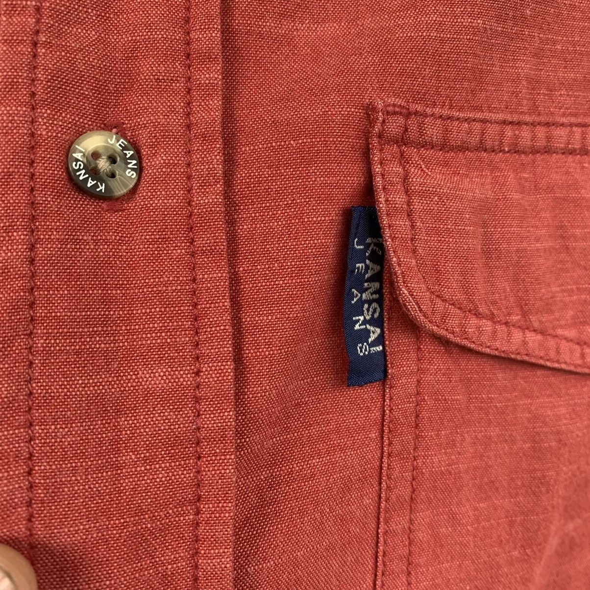 Japanese Brand Kansai jeans long sleeve shirt button up polo flannel Size US M / EU 48-50 / 2 - 4 Thumbnail