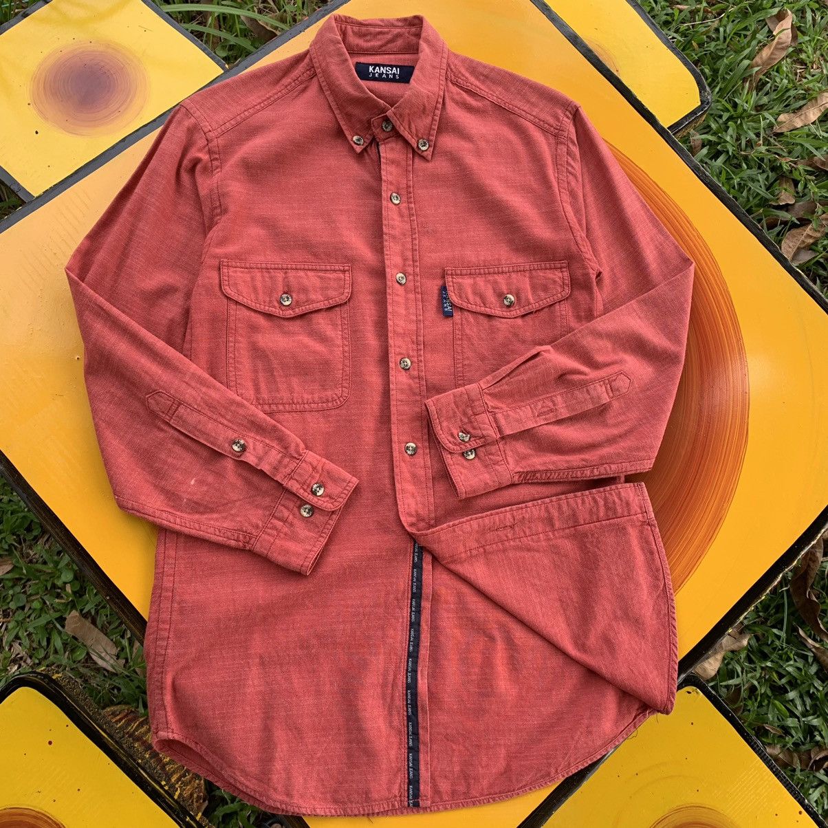 Japanese Brand Kansai jeans long sleeve shirt button up polo flannel Size US M / EU 48-50 / 2 - 15 Thumbnail