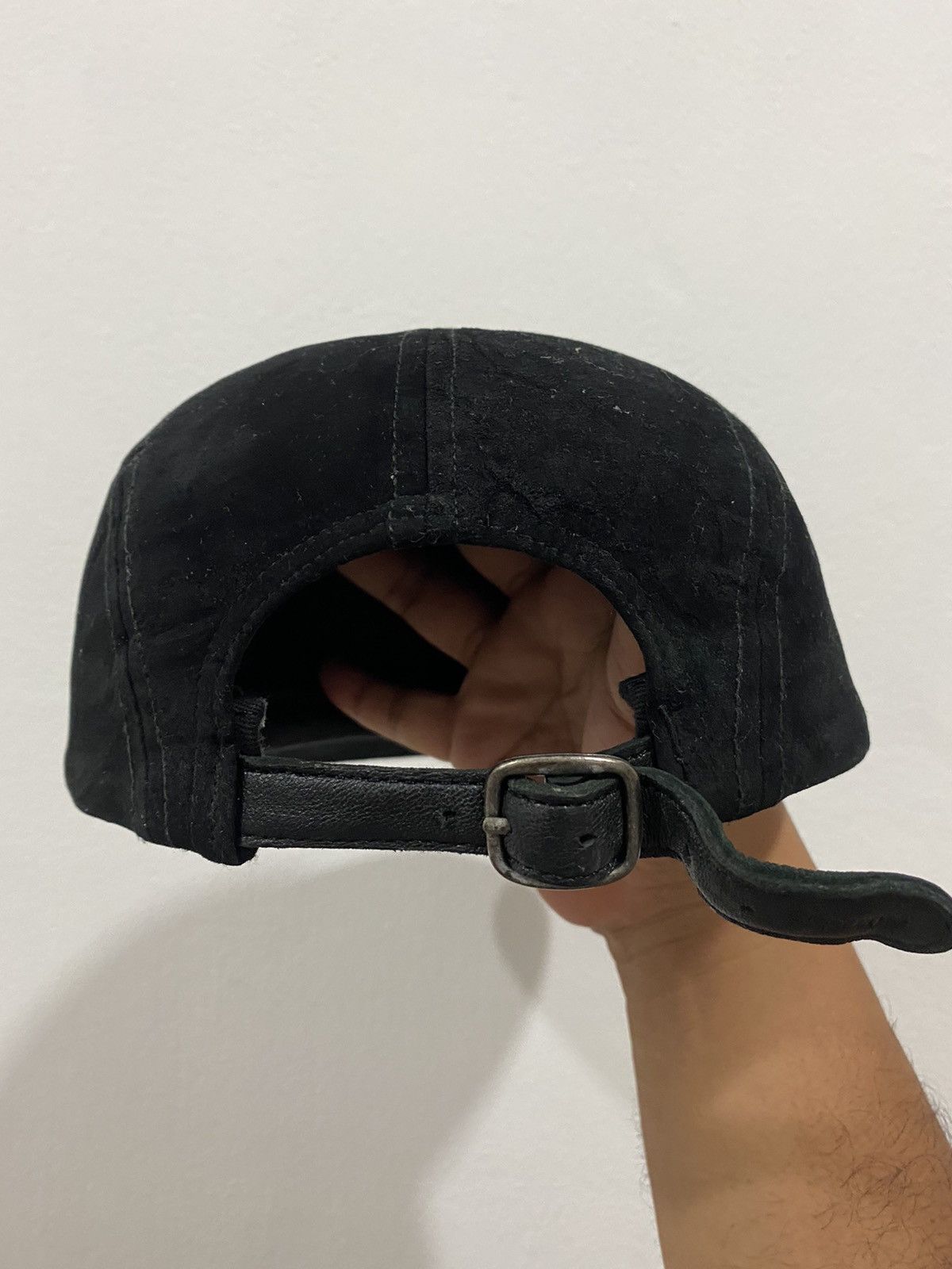 Supreme Supreme Box Logo Suede Camp Hat SS16 Made In USA Size ONE SIZE - 4 Thumbnail