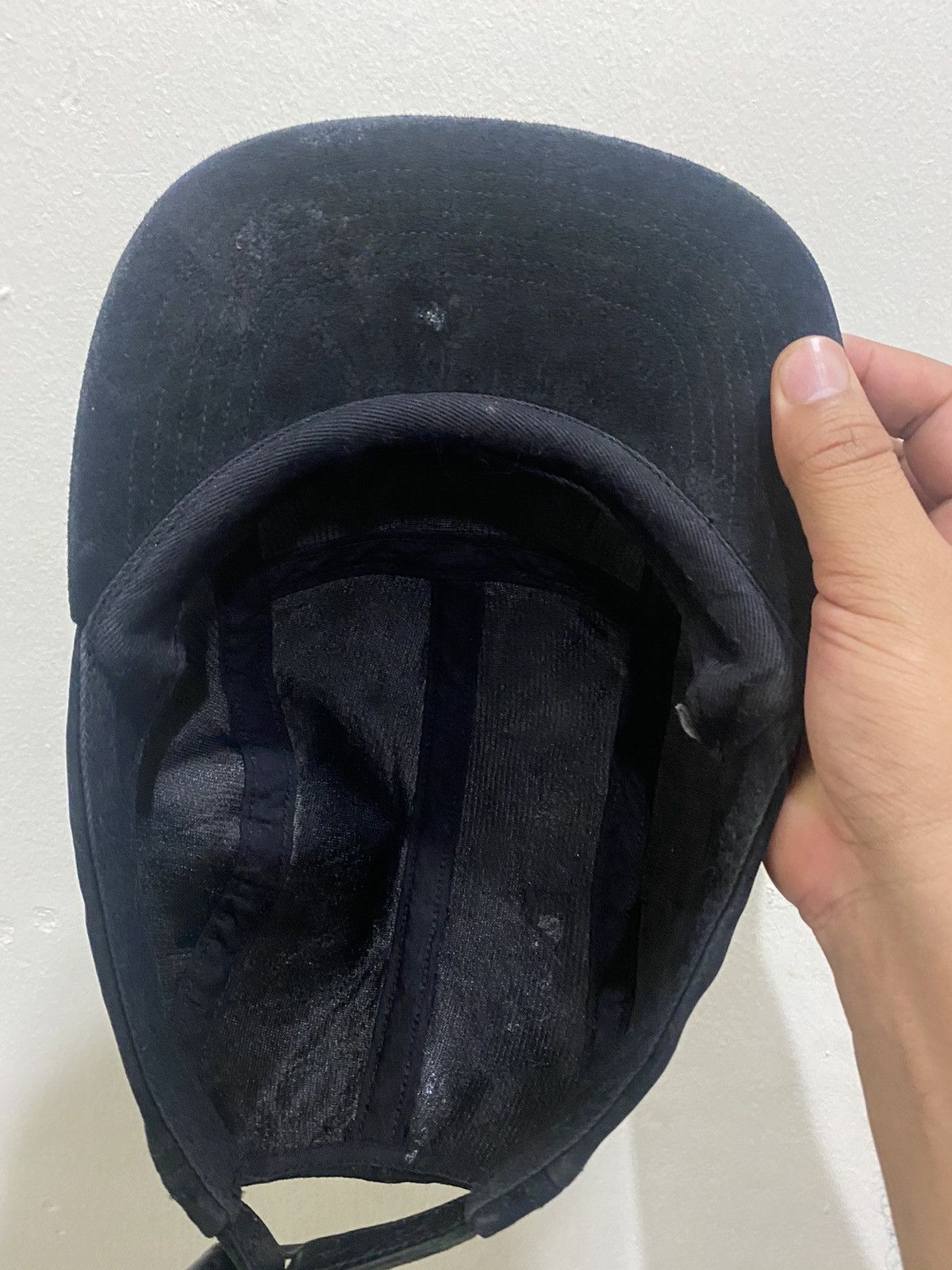 Supreme Supreme Box Logo Suede Camp Hat SS16 Made In USA Size ONE SIZE - 7 Thumbnail