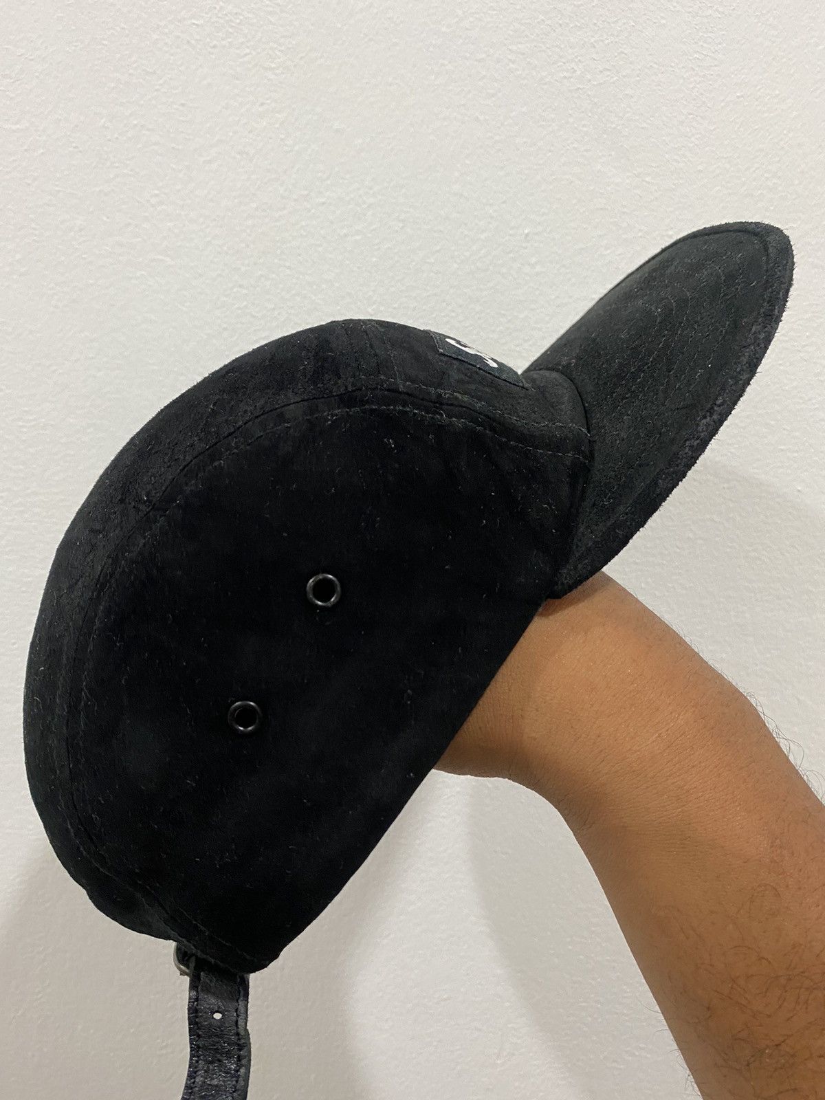 Supreme Supreme Box Logo Suede Camp Hat SS16 Made In USA Size ONE SIZE - 5 Thumbnail