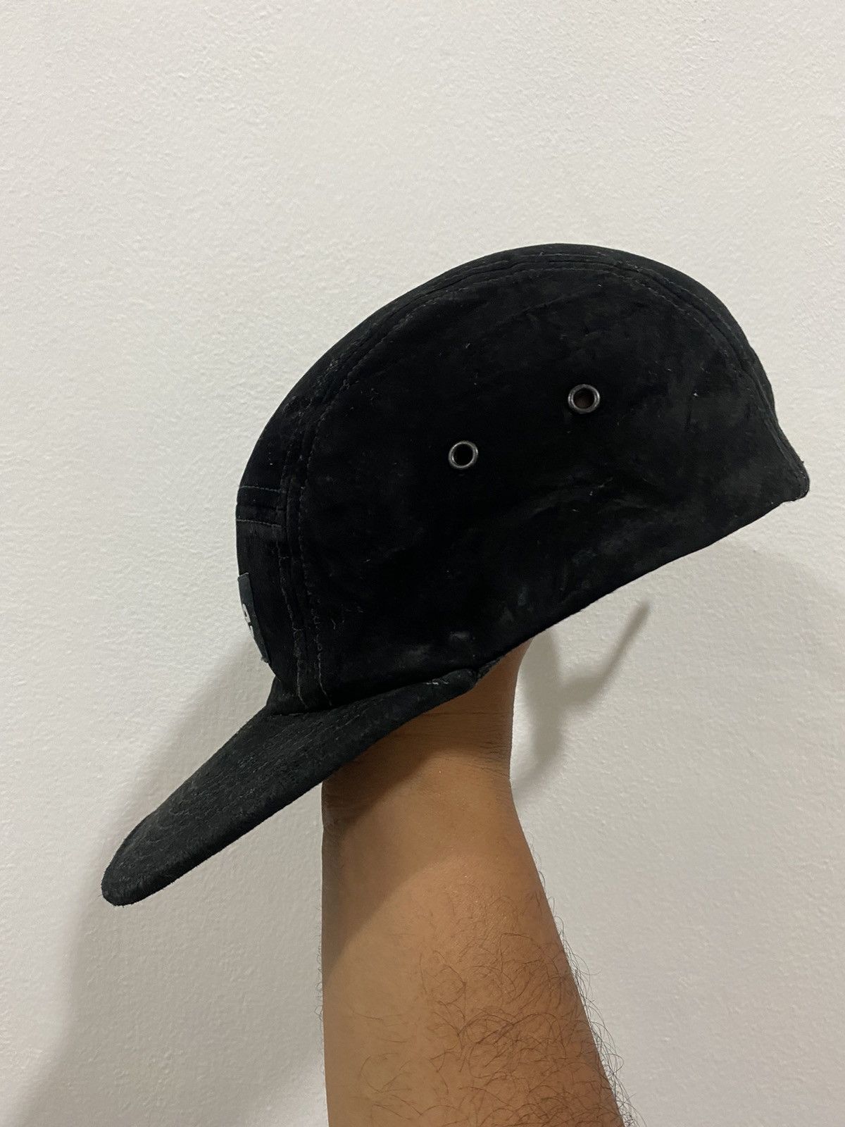 Supreme Supreme Box Logo Suede Camp Hat SS16 Made In USA Size ONE SIZE - 3 Thumbnail