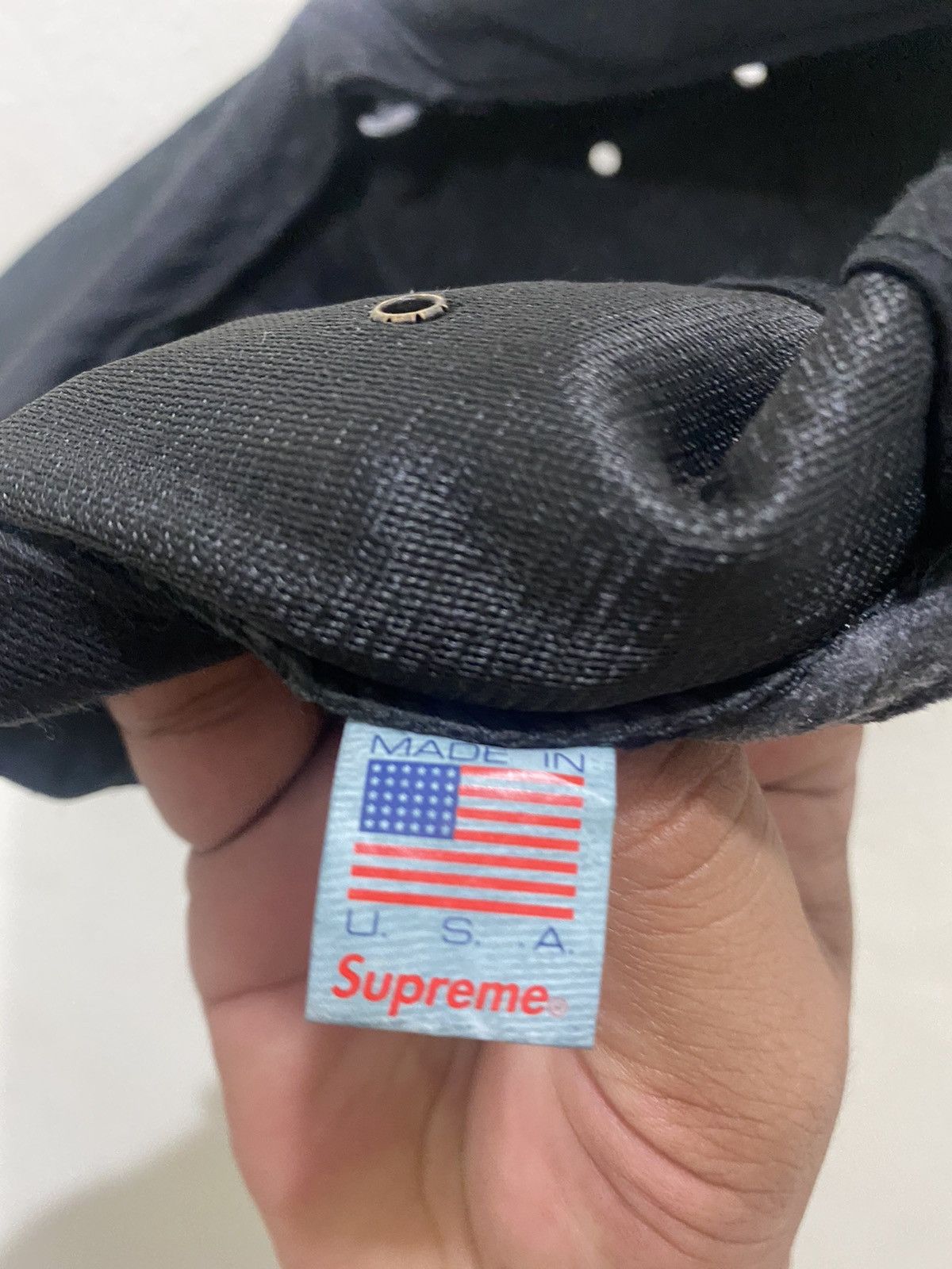 Supreme Supreme Box Logo Suede Camp Hat SS16 Made In USA Size ONE SIZE - 9 Thumbnail