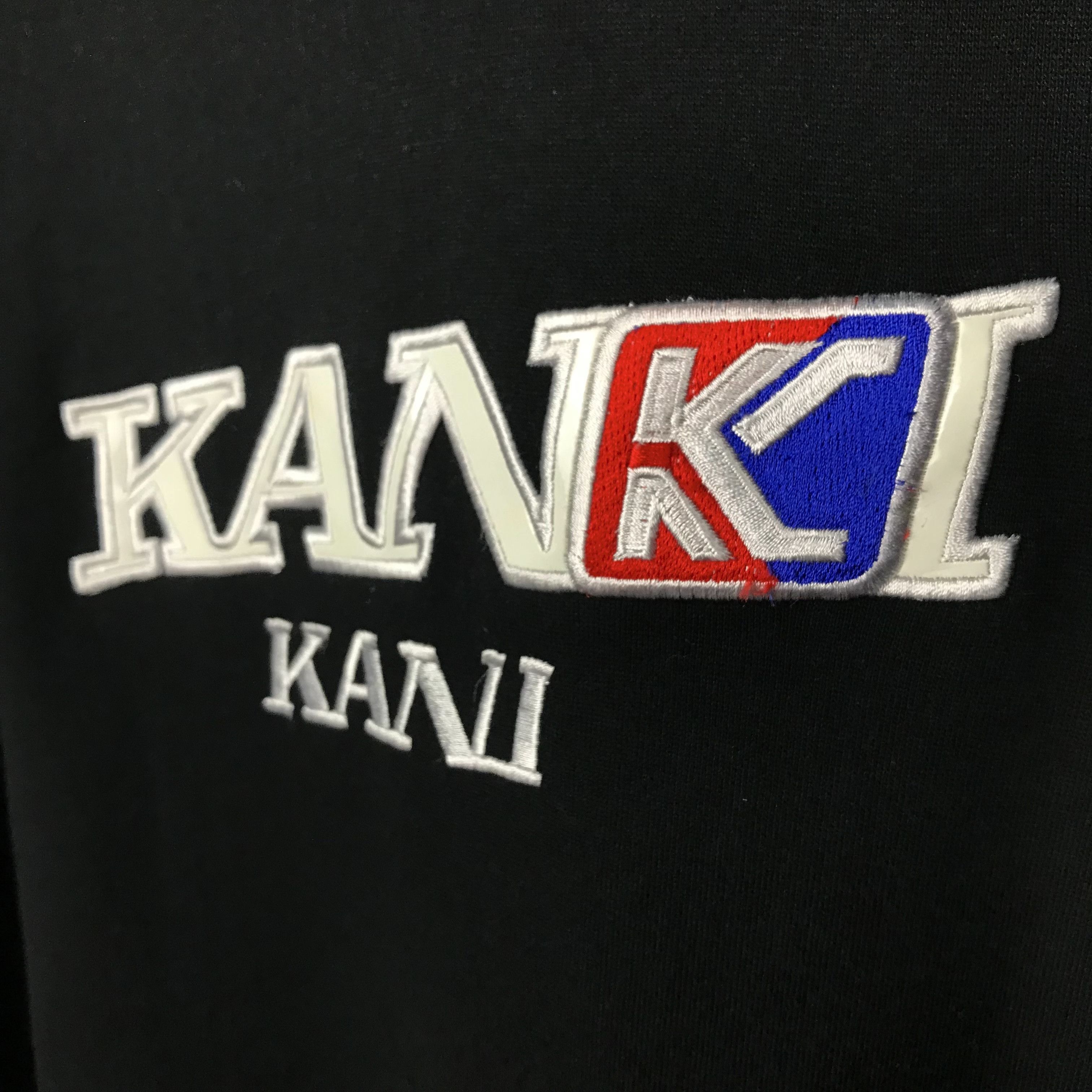 Karl Kani Last Drop‼️ Vintage Karl Kani Embroidered Logo Hoodie Size US L / EU 52-54 / 3 - 7 Thumbnail