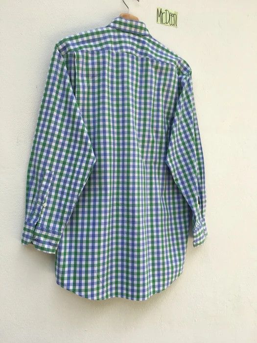 Hermes Rare Vintage 90s Hermes Checkered Button Up Shirt Size US M / EU 48-50 / 2 - 5 Thumbnail