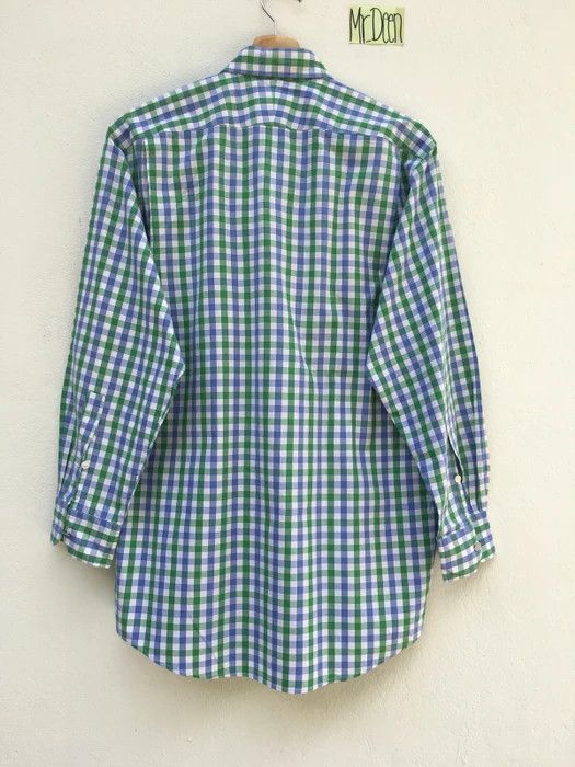 Hermes Rare Vintage 90s Hermes Checkered Button Up Shirt Size US M / EU 48-50 / 2 - 4 Thumbnail