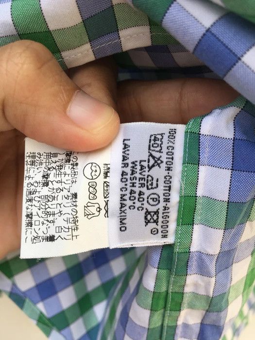 Hermes Rare Vintage 90s Hermes Checkered Button Up Shirt Size US M / EU 48-50 / 2 - 8 Thumbnail
