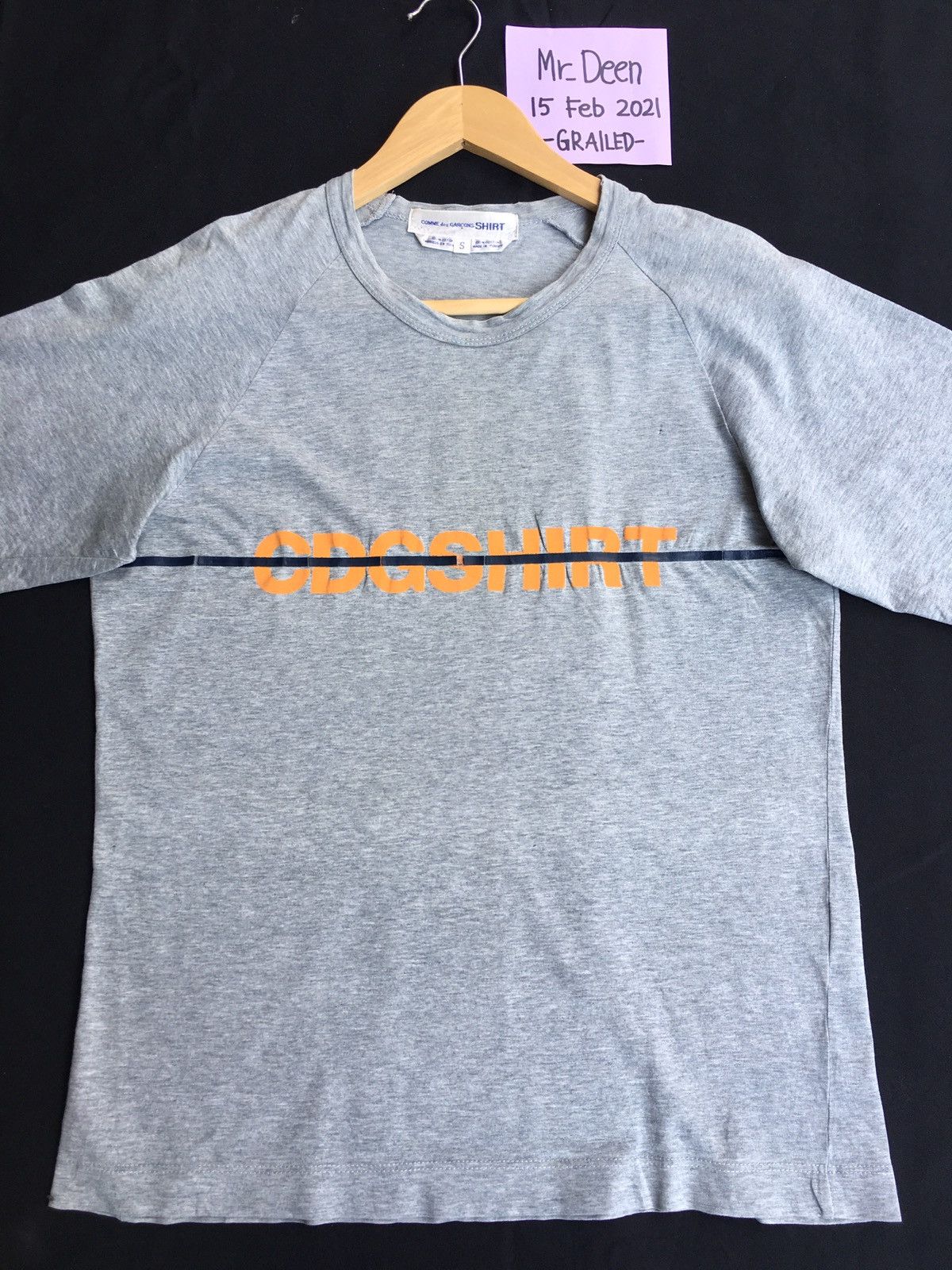 Comme des Garcons Rare Vintage CDG Shirt Printed Comme Des Garcons Tee Size US S / EU 44-46 / 1 - 2 Thumbnail
