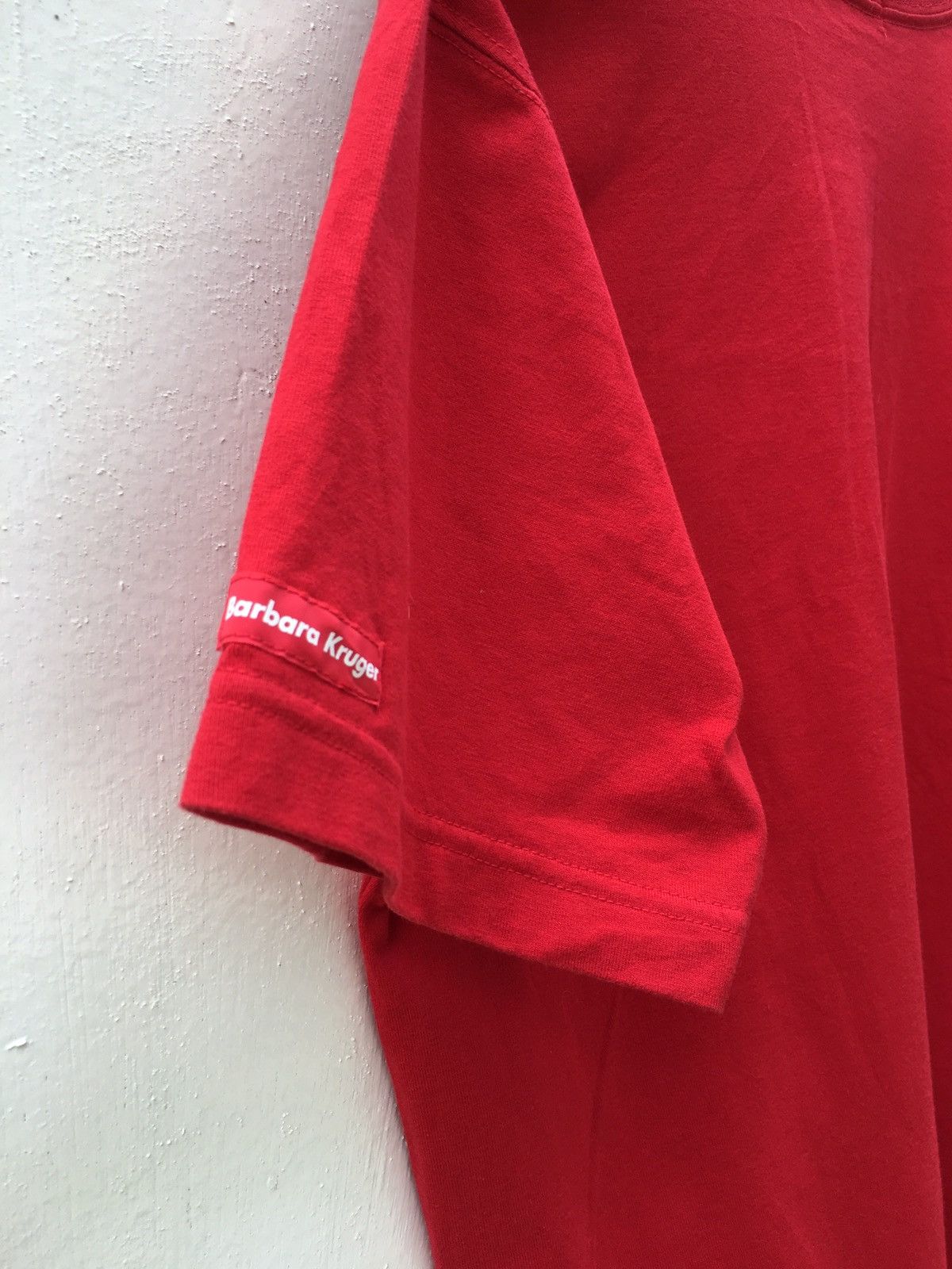 Barbara Kruger Barbara Kruger Printed Your Comfort my silence Red Tshirt Size US L / EU 52-54 / 3 - 8 Thumbnail