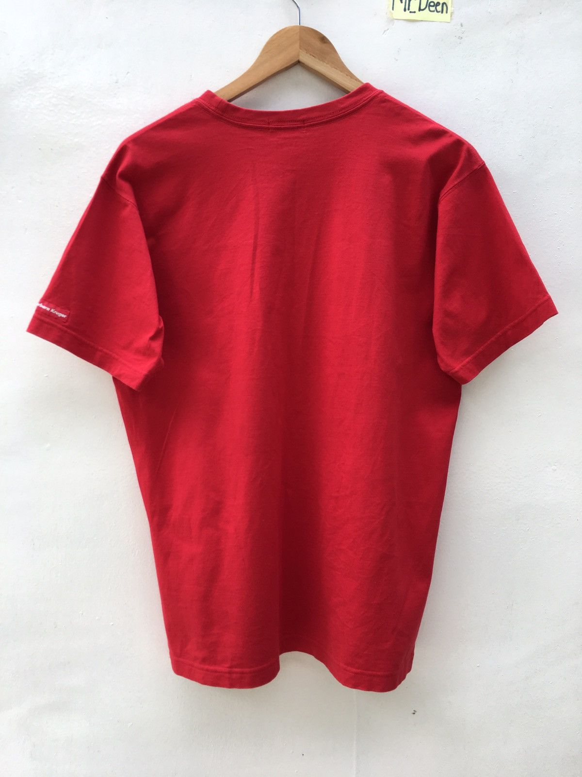 Barbara Kruger Barbara Kruger Printed Your Comfort my silence Red Tshirt Size US L / EU 52-54 / 3 - 5 Thumbnail