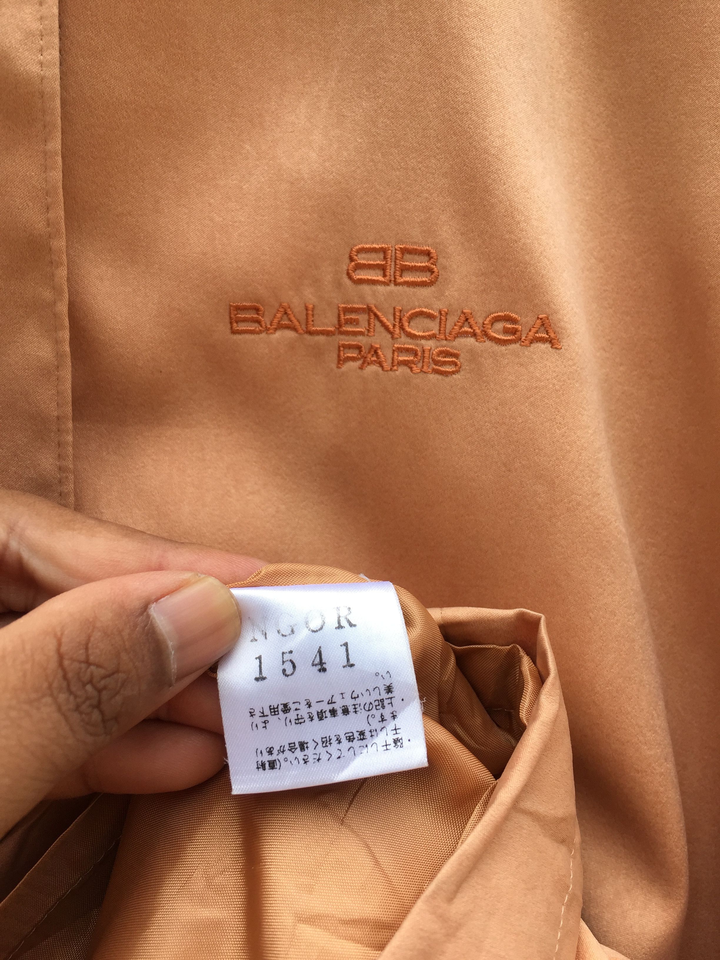 Balenciaga Vintage Balenciaga Windbreaker Light Jacket Size US M / EU 48-50 / 2 - 15 Thumbnail