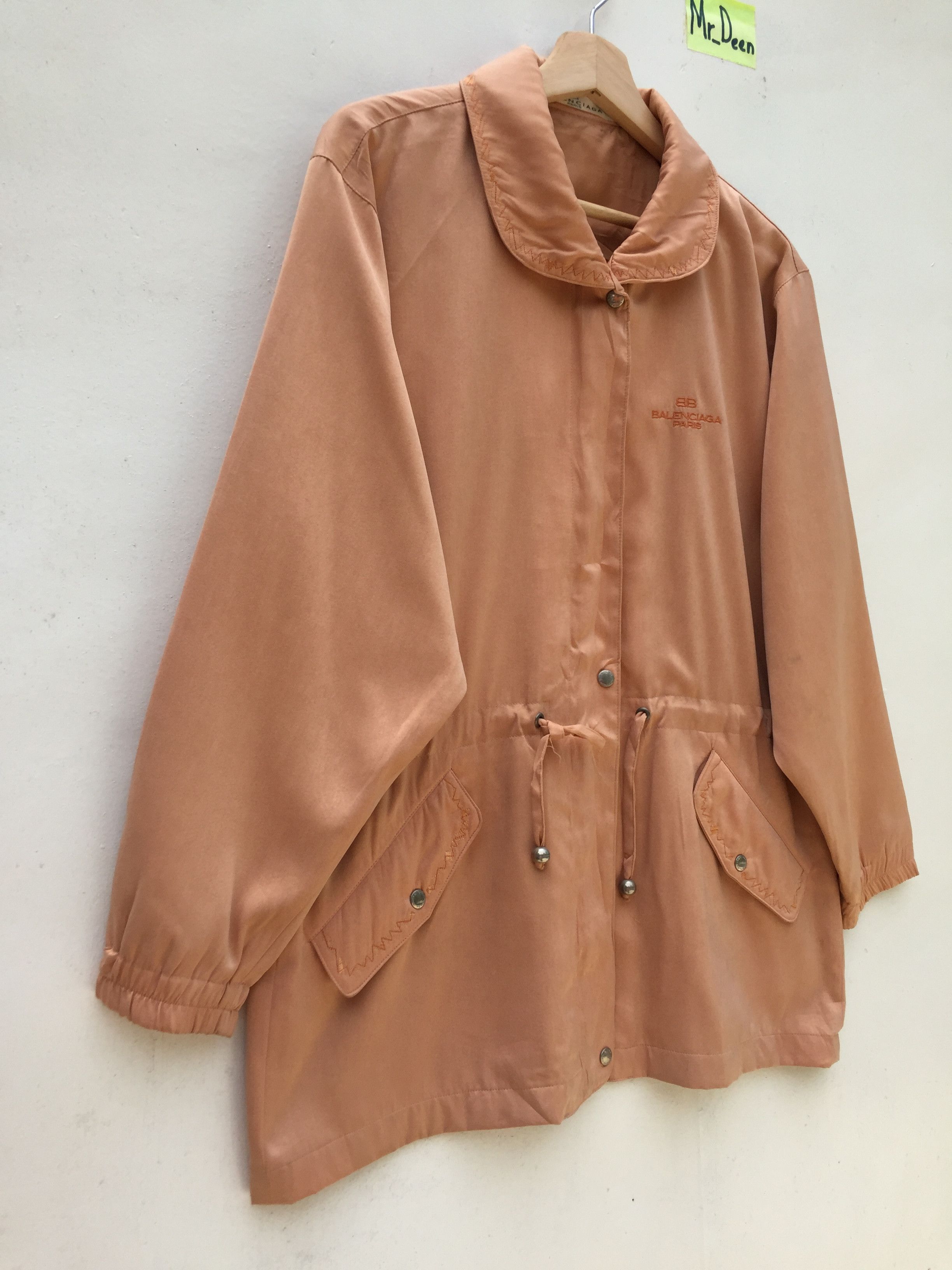 Balenciaga Vintage Balenciaga Windbreaker Light Jacket Size US M / EU 48-50 / 2 - 2 Thumbnail