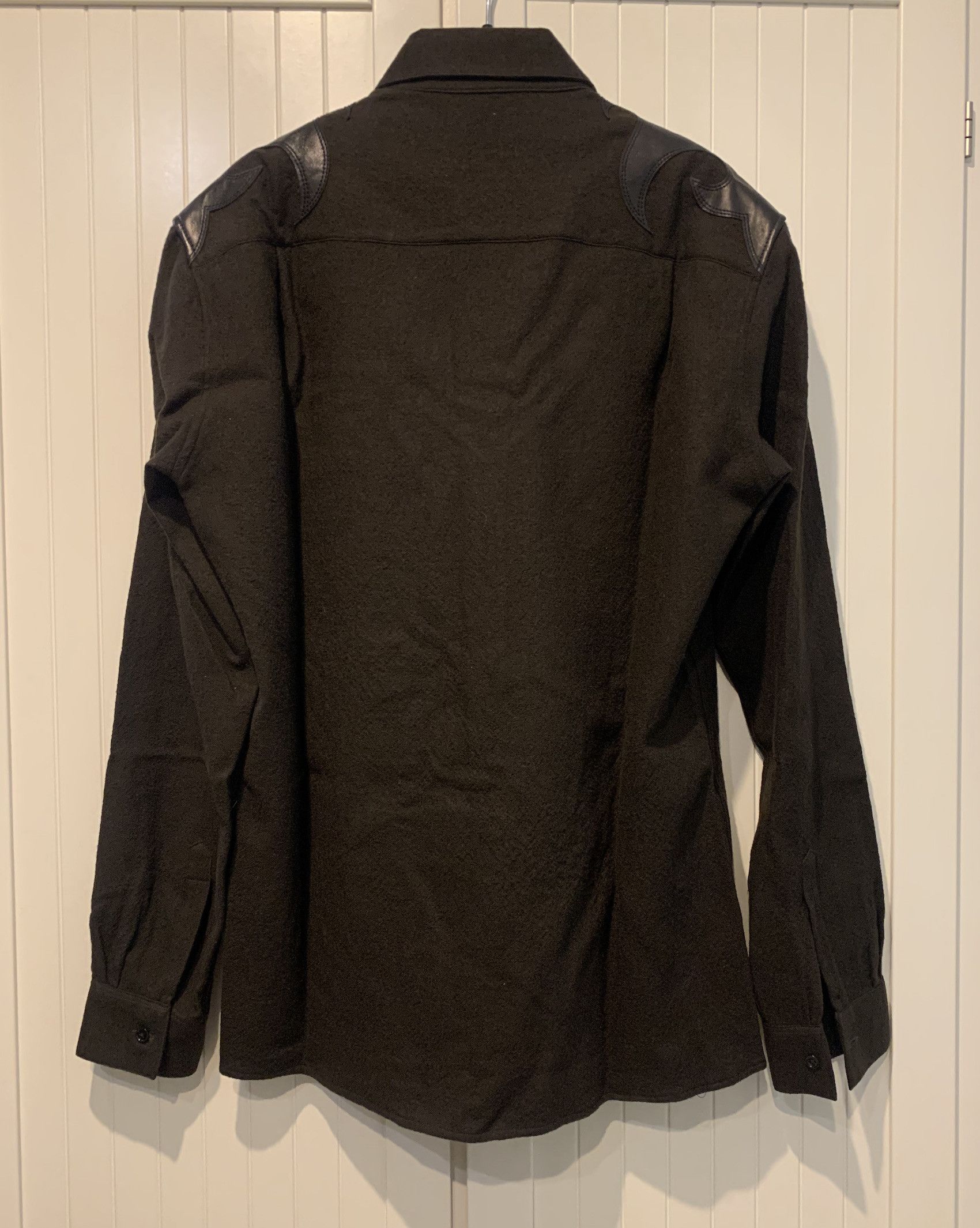 Haider Ackermann FW'17 Shirt Proud Wool Leather Size US M / EU 48-50 / 2 - 3 Thumbnail
