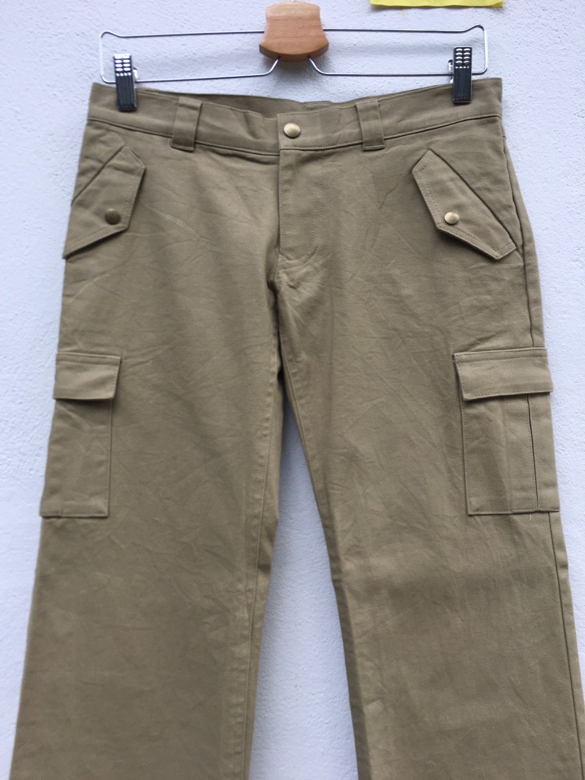 Super Lovers Super Lovers Japanese Brand Brown Cargo Pant Size US 30 / EU 46 - 1 Thumbnail
